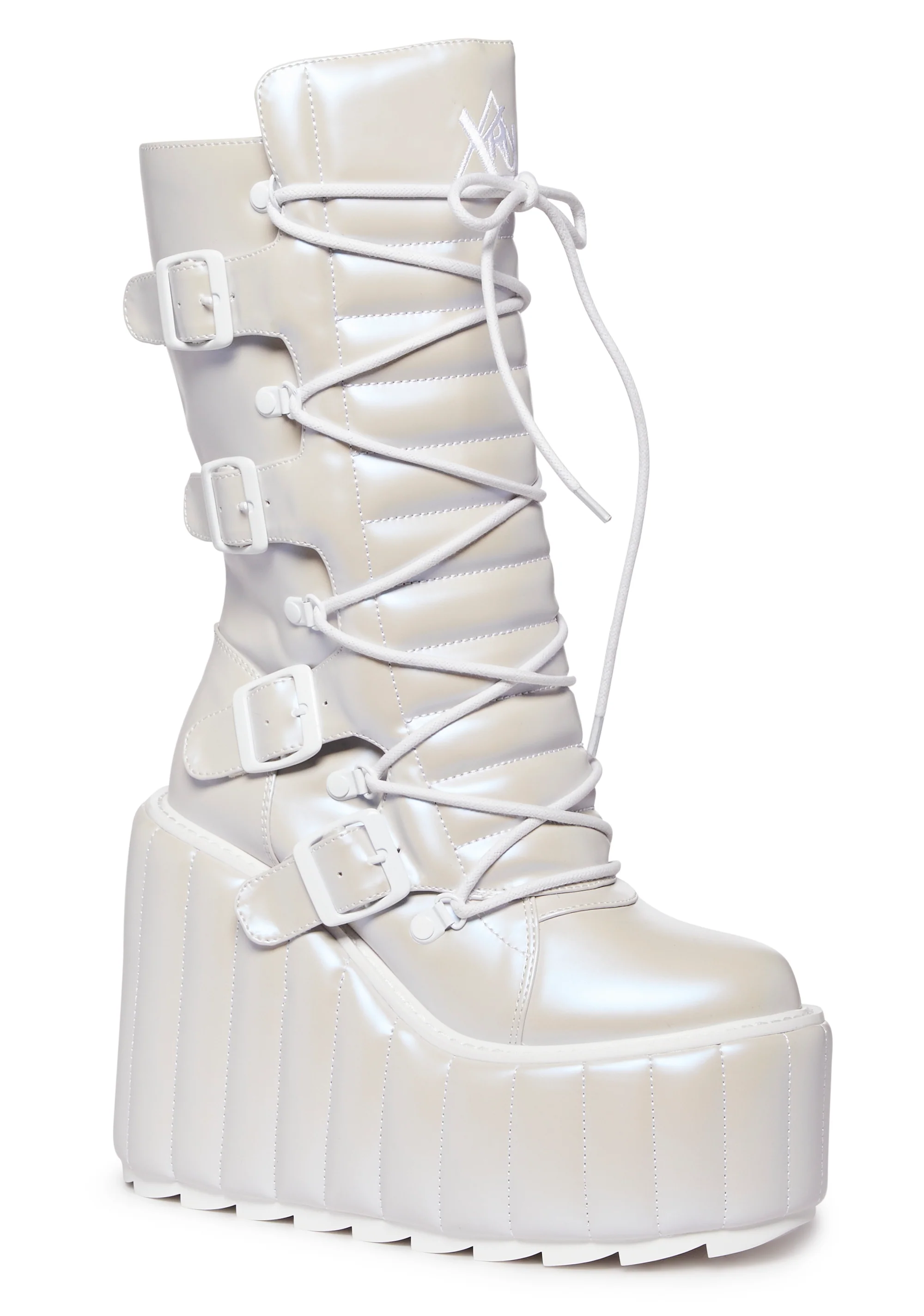 Dune Moto Platform Boots - Pearl - Image 2