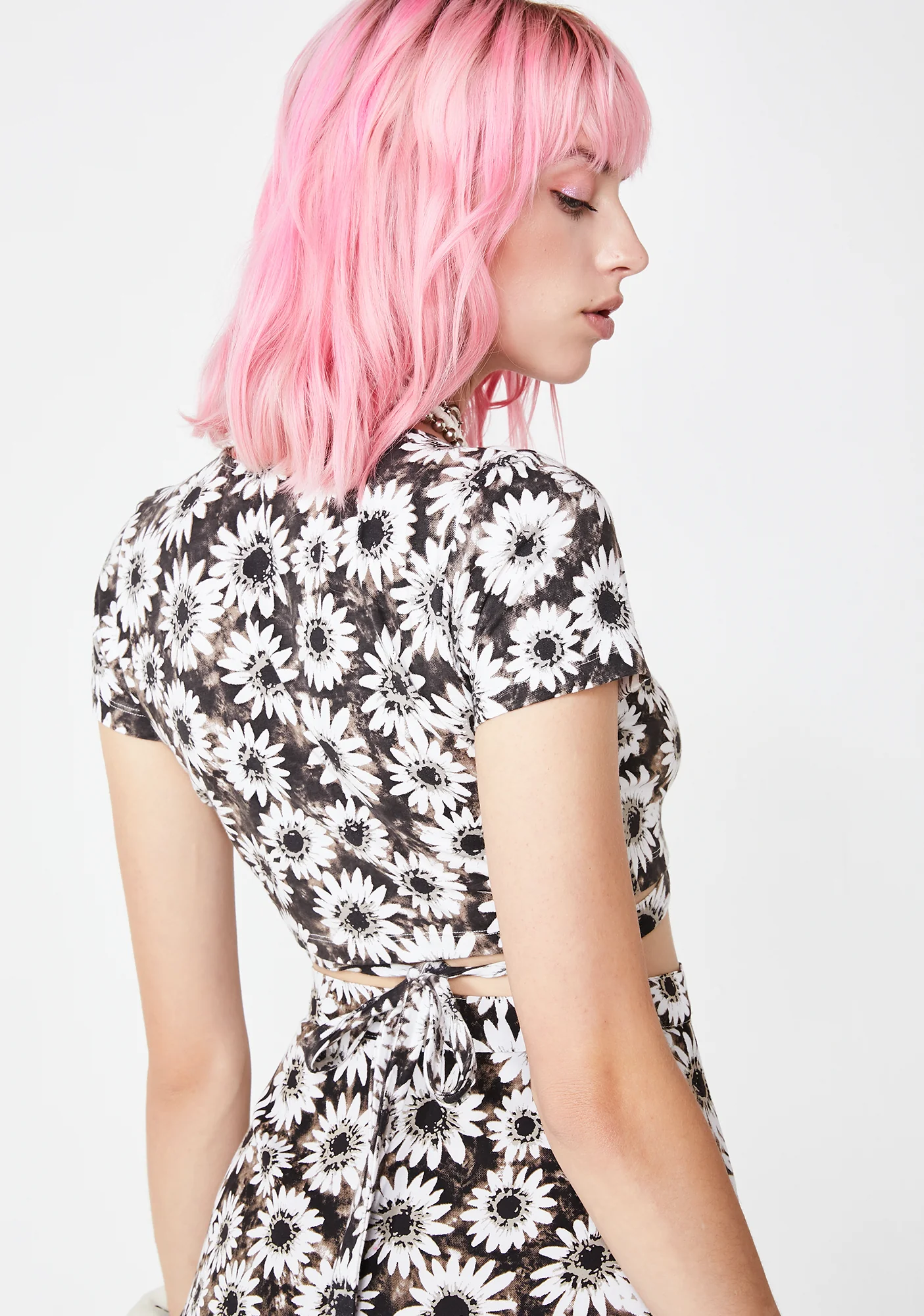 Dyed Daisy Biaz Crop Top - Image 4