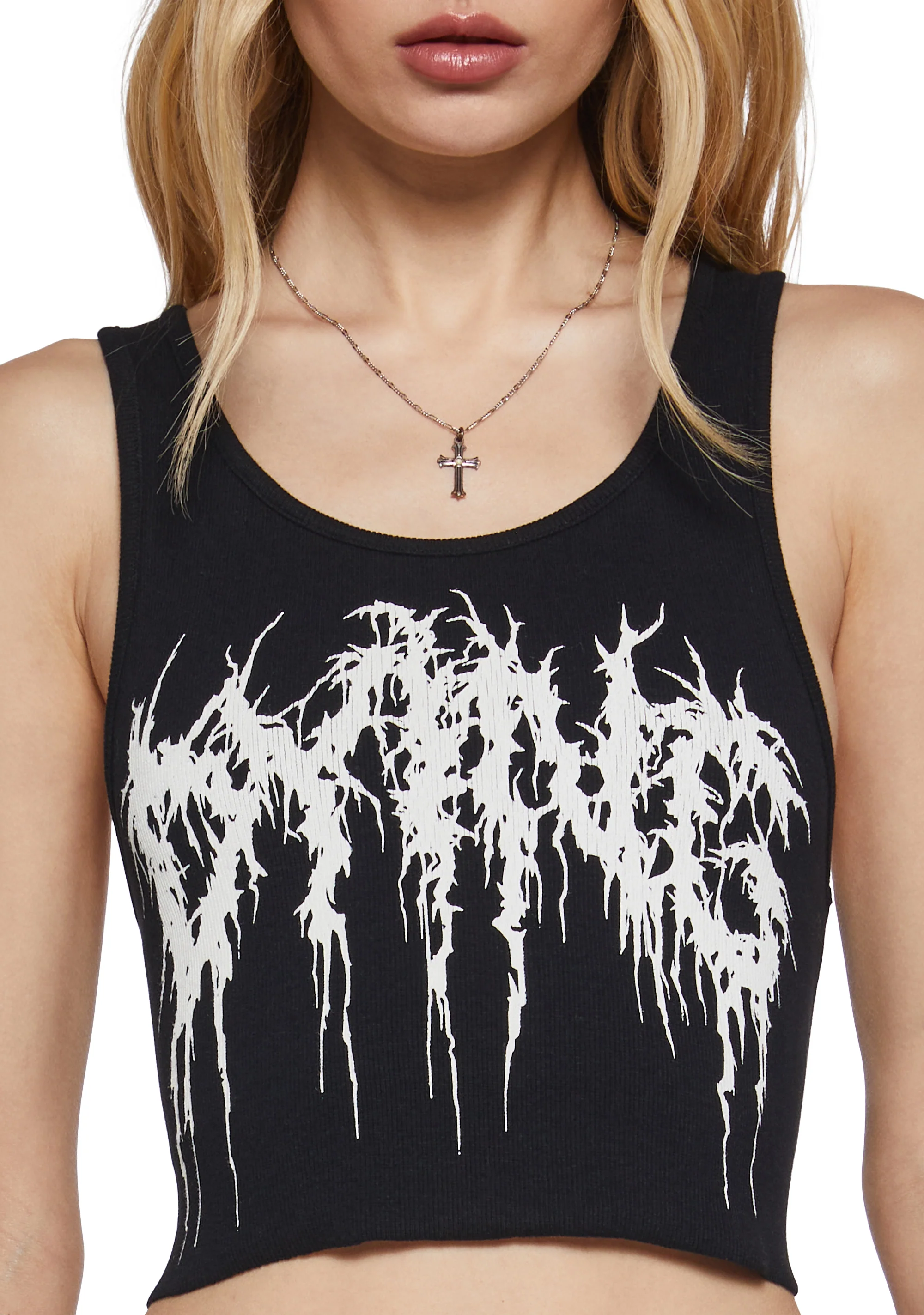 Dying Ribbed Tank Top - Image 5