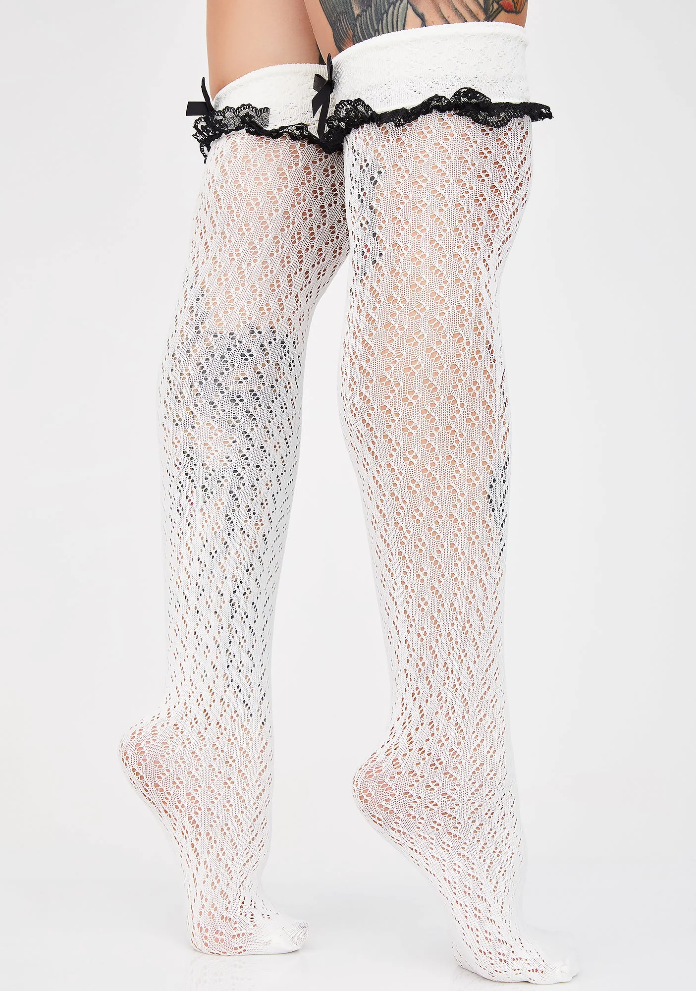 Easy A Thigh Highs - White - Image 2
