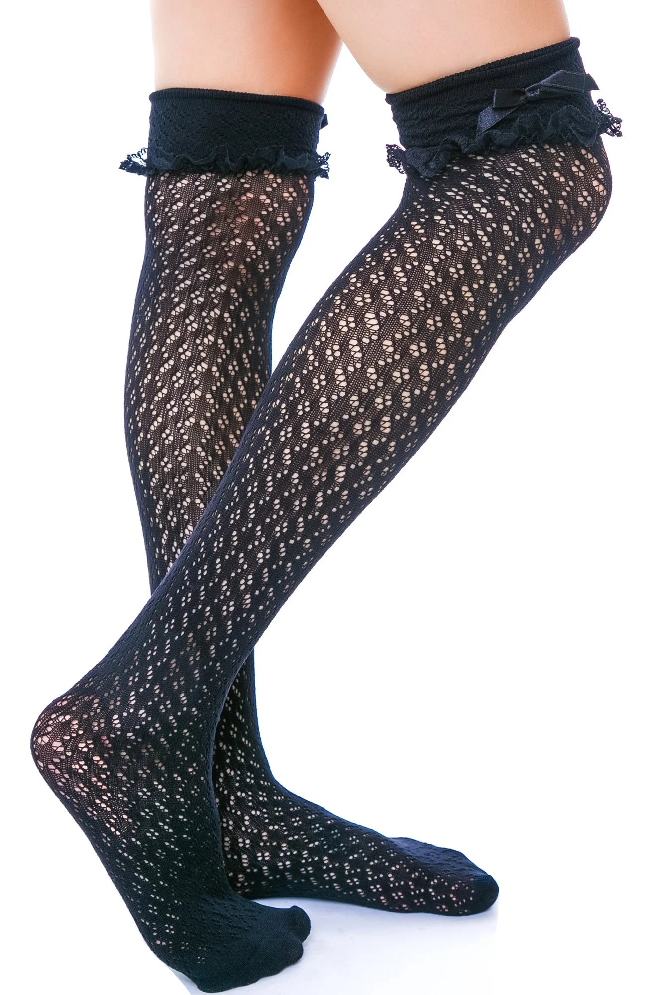 Easy A Thigh Highs - White - Image 7