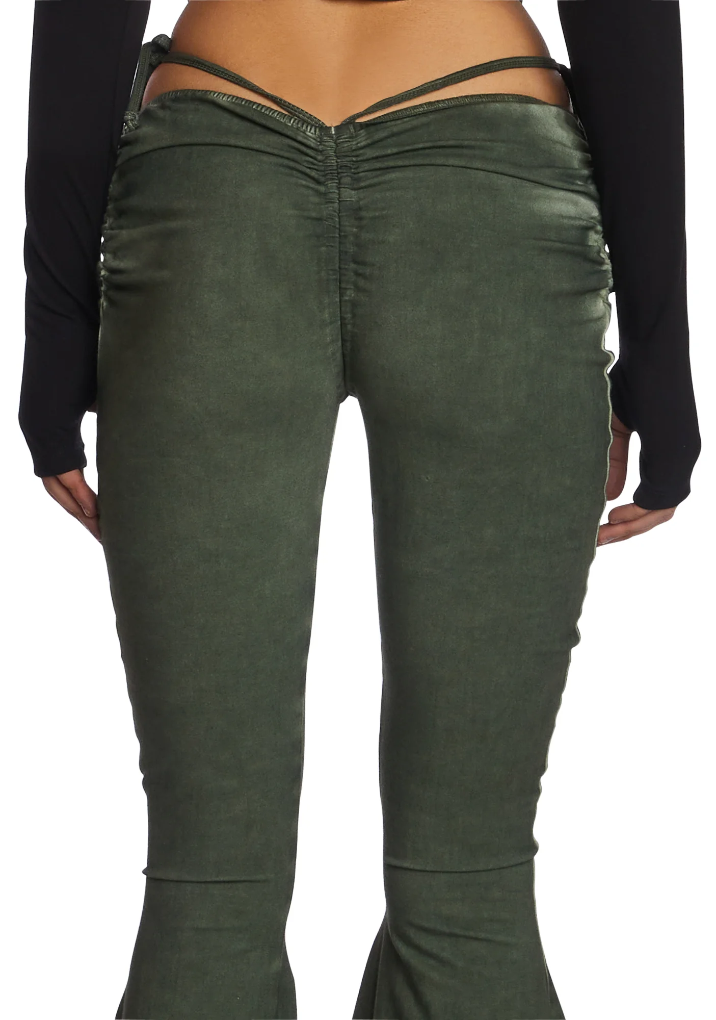 Echo V-Cut Washed Bell Bottoms - Image 6