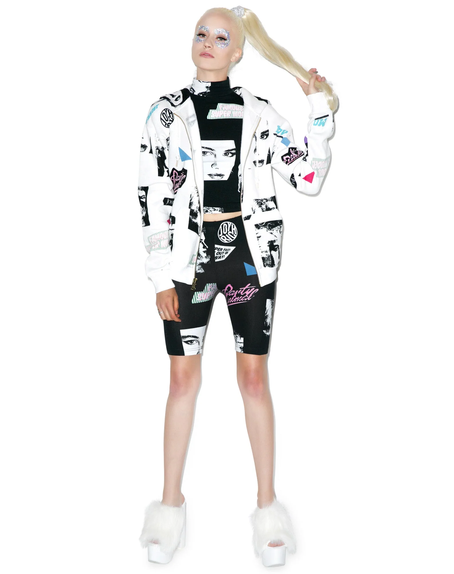 Editorial Map Hoodie - White - Image 4