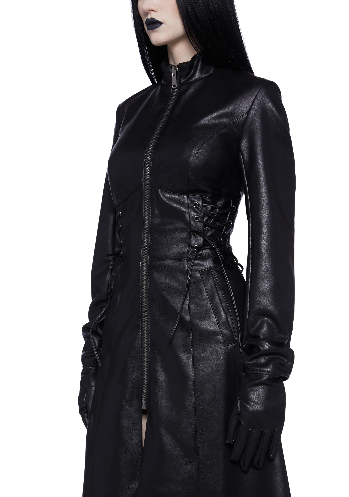 Eerie Enchantment Trench Coat - Image 6