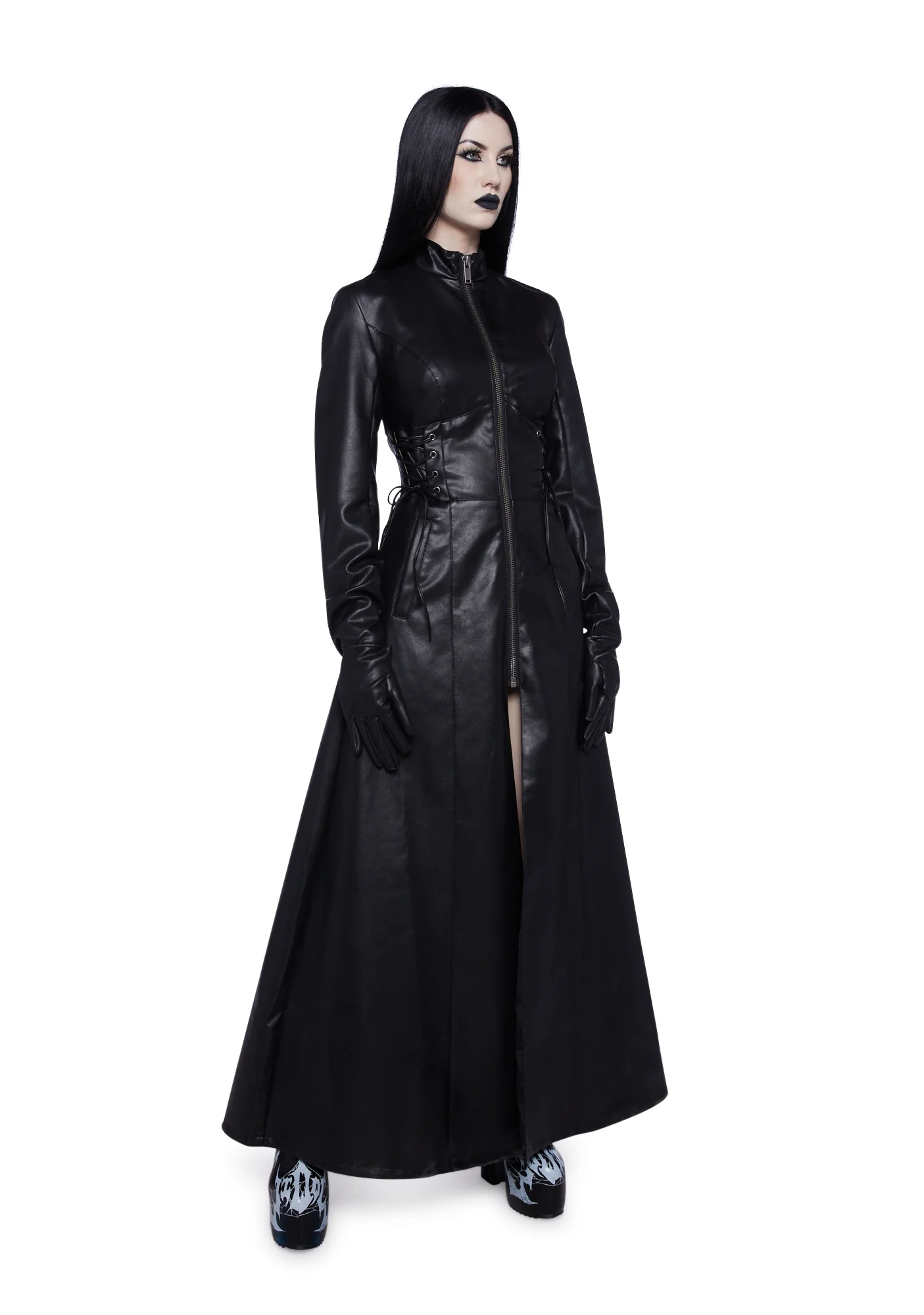 Eerie Enchantment Trench Coat - Image 7
