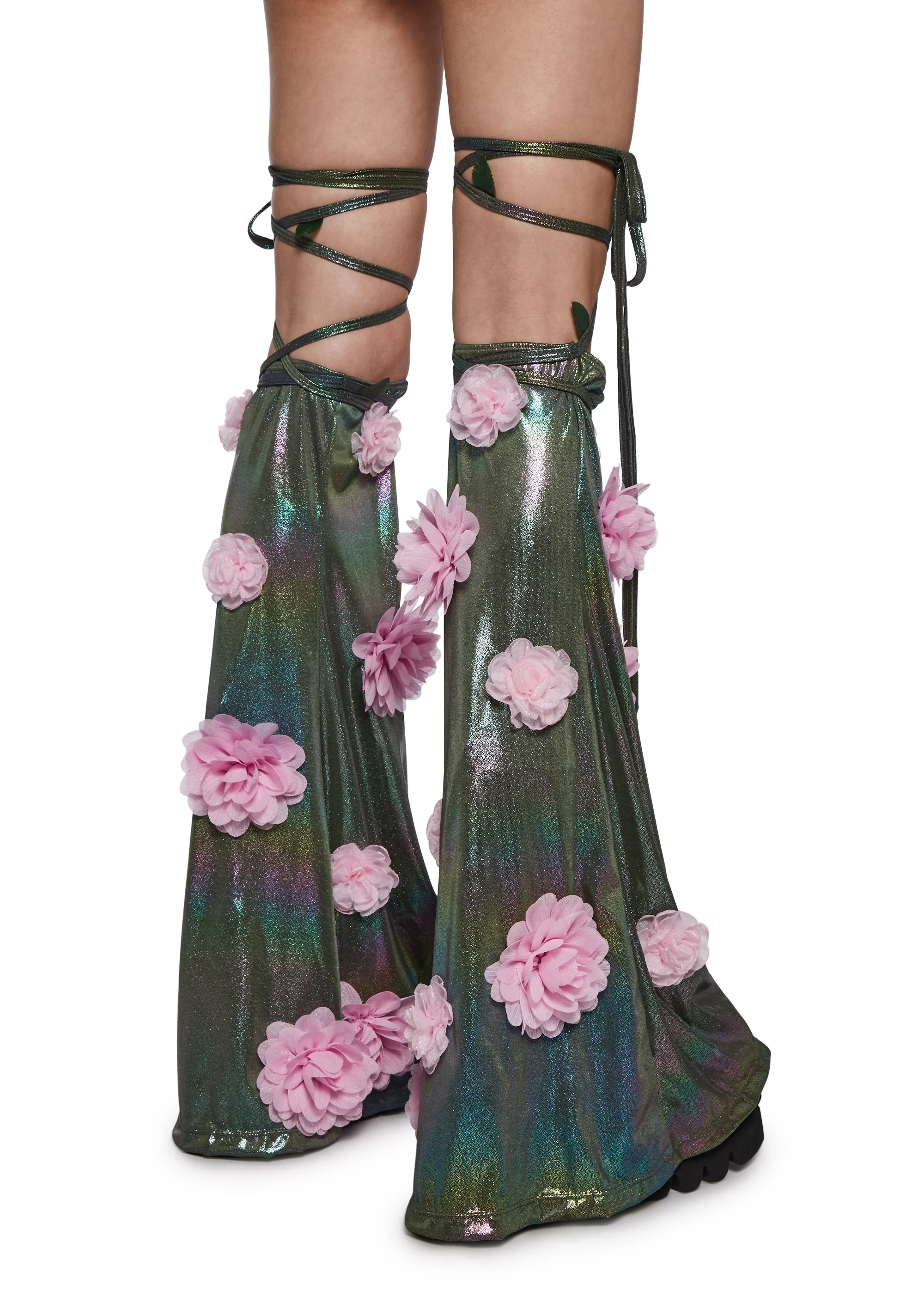 Electric Bloom Leg Warmers - Image 3