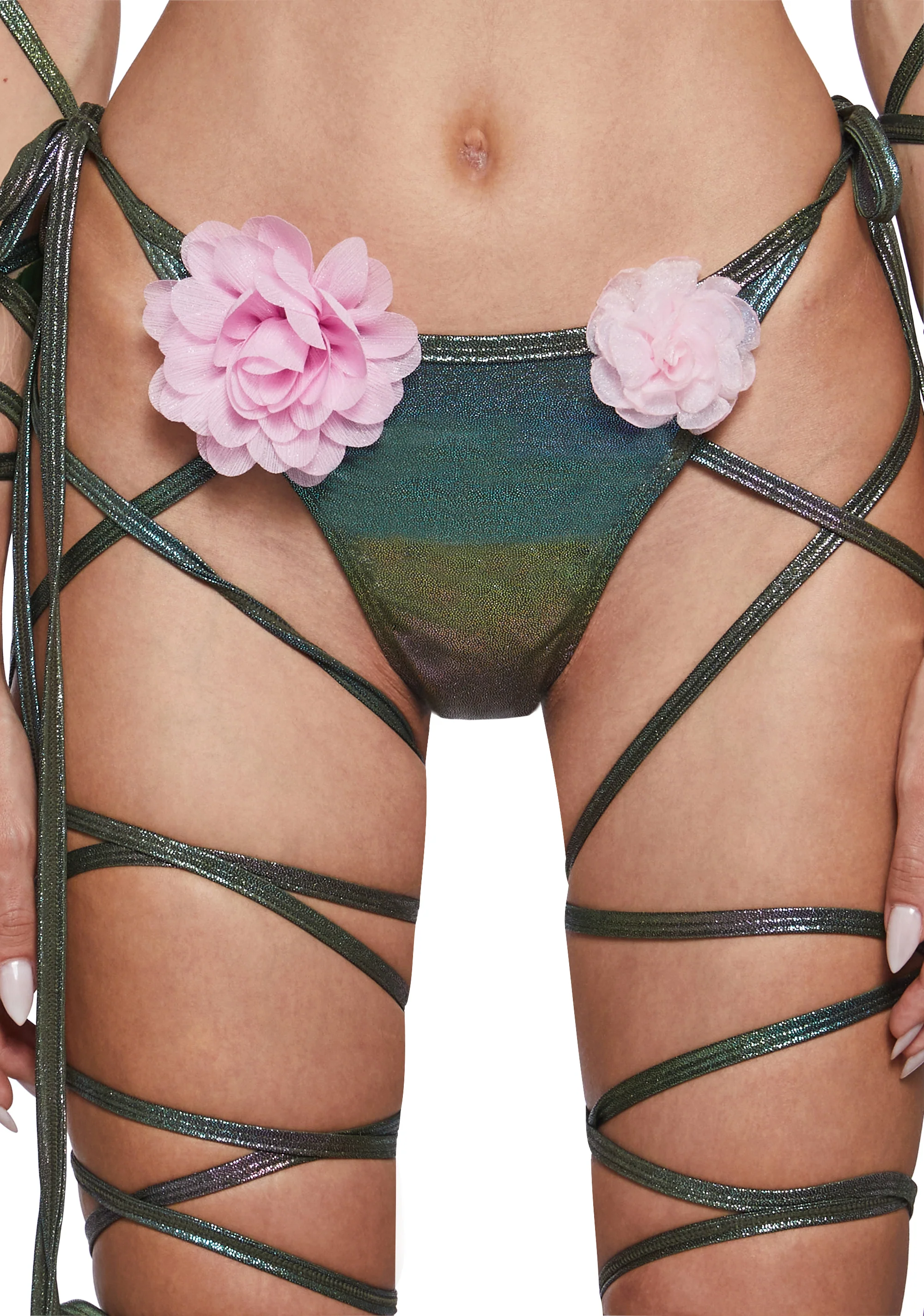 Electric Bloom Thong Panty - Image 5