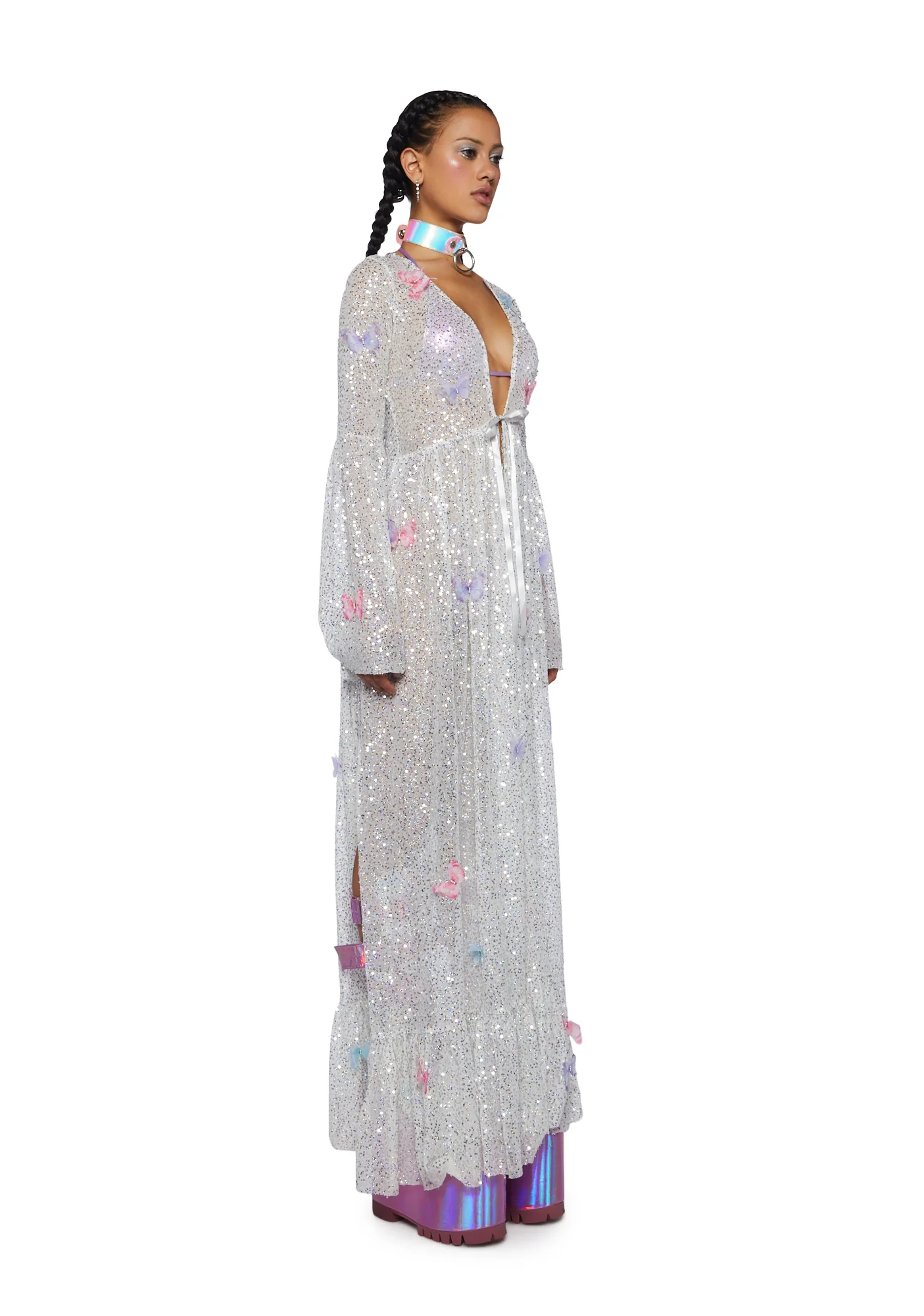 Electric Daze Sequin Duster - Butterfly Supreme - Image 3