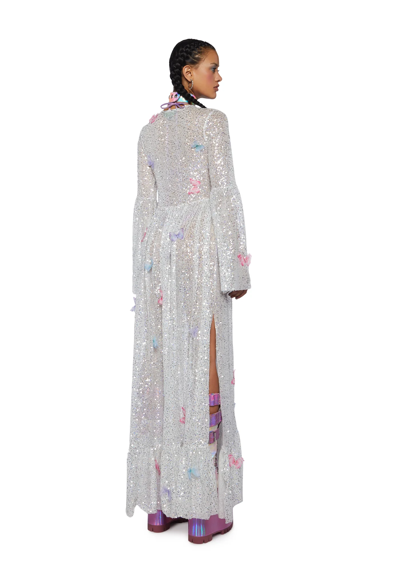 Electric Daze Sequin Duster - Butterfly Supreme - Image 4