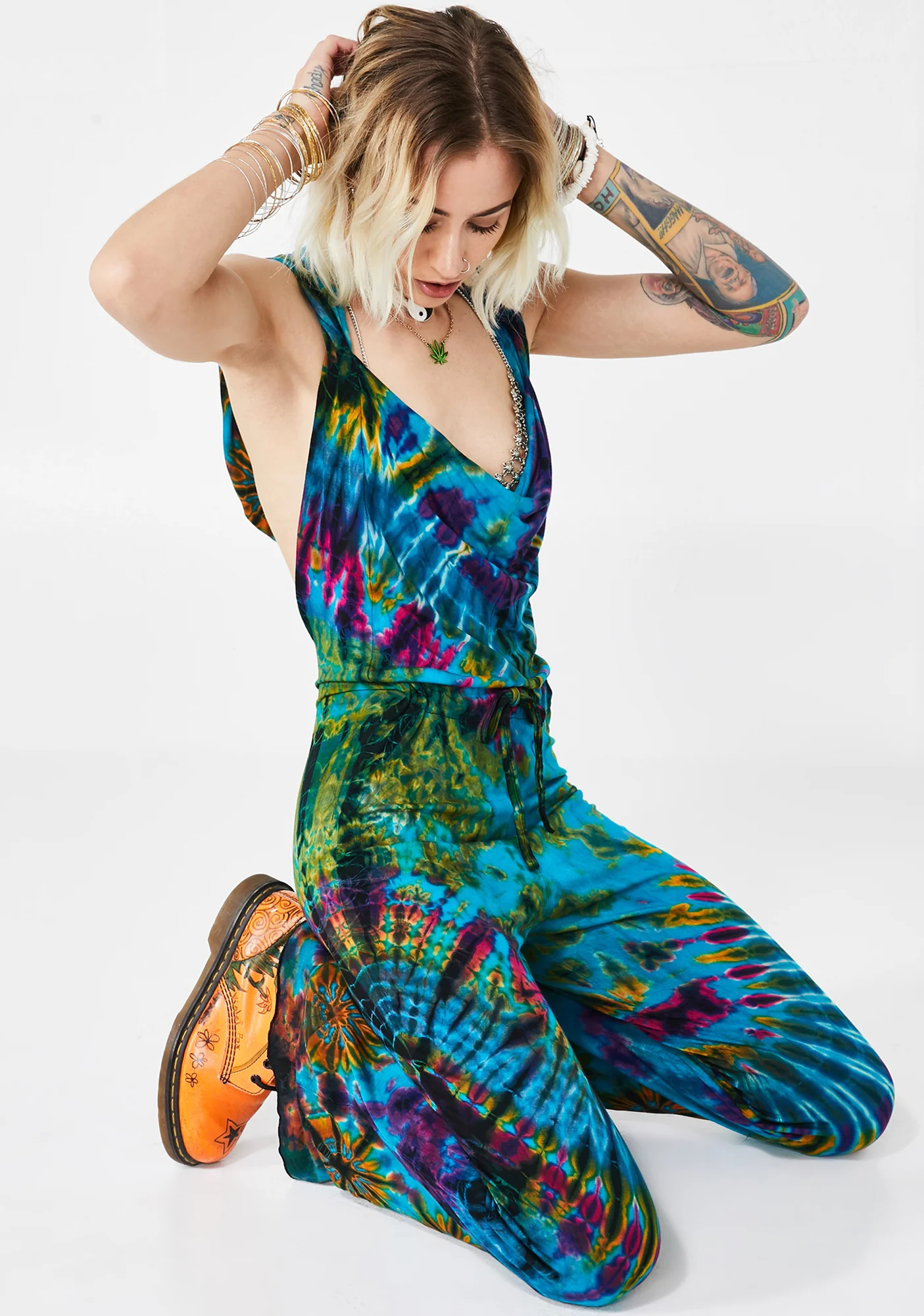 Elevated Goddess Hooded Jumpsuit - Image 2