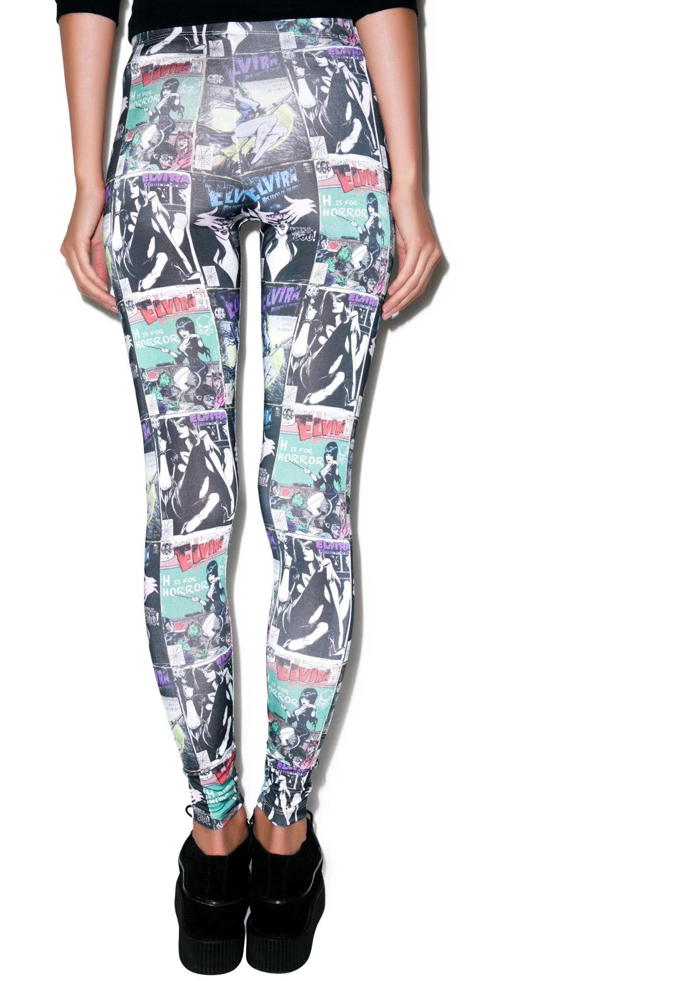 Elvira Comic Cover Leggings - Image 2