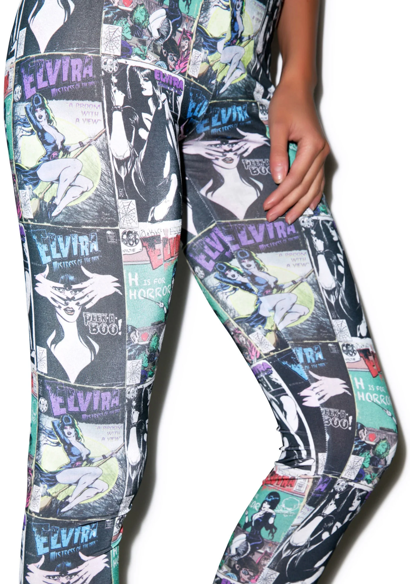 Elvira Comic Cover Leggings - Image 4