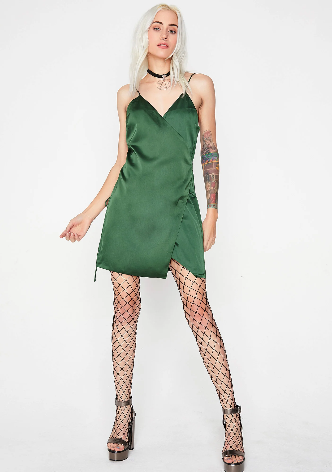 Emerald City Wrap Dress - Image 3