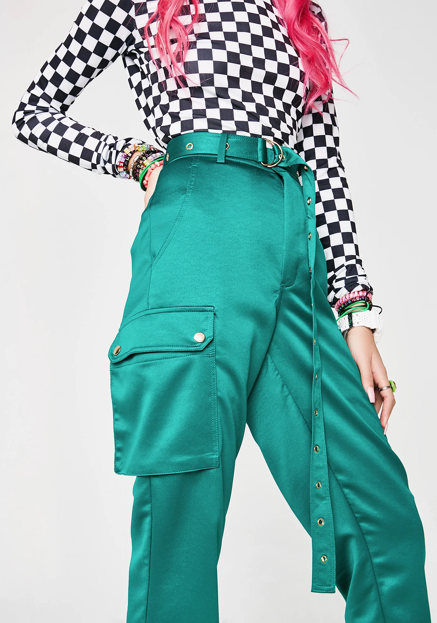 Emerald Slaps On Deck Cargo Pants - Image 3
