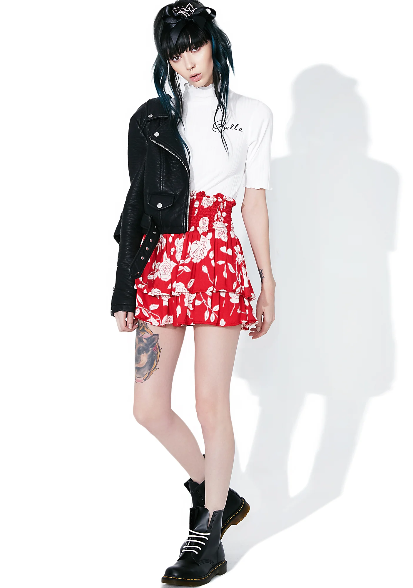 Enchanted Rose Mini Skirt - Image 5