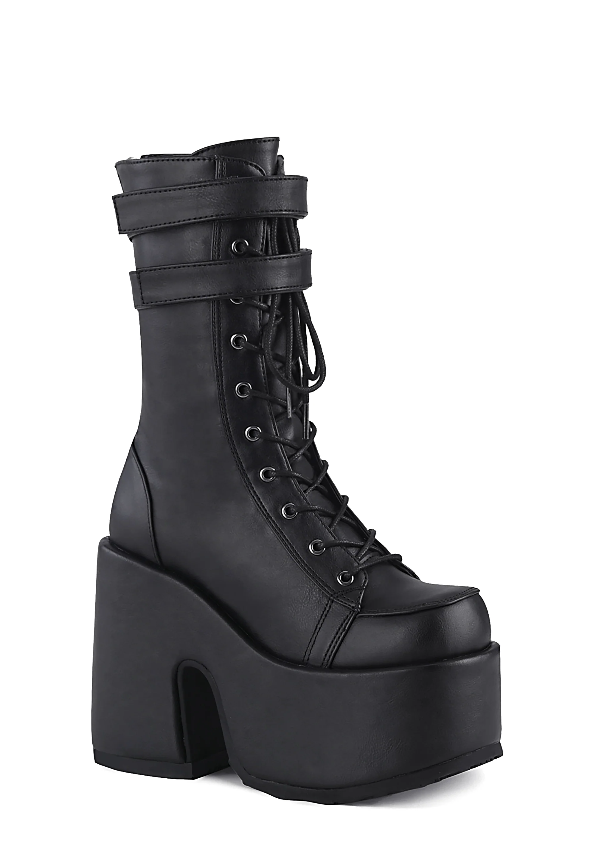 CAMEL-250 Platform Mid-Calf Boots - Image 2