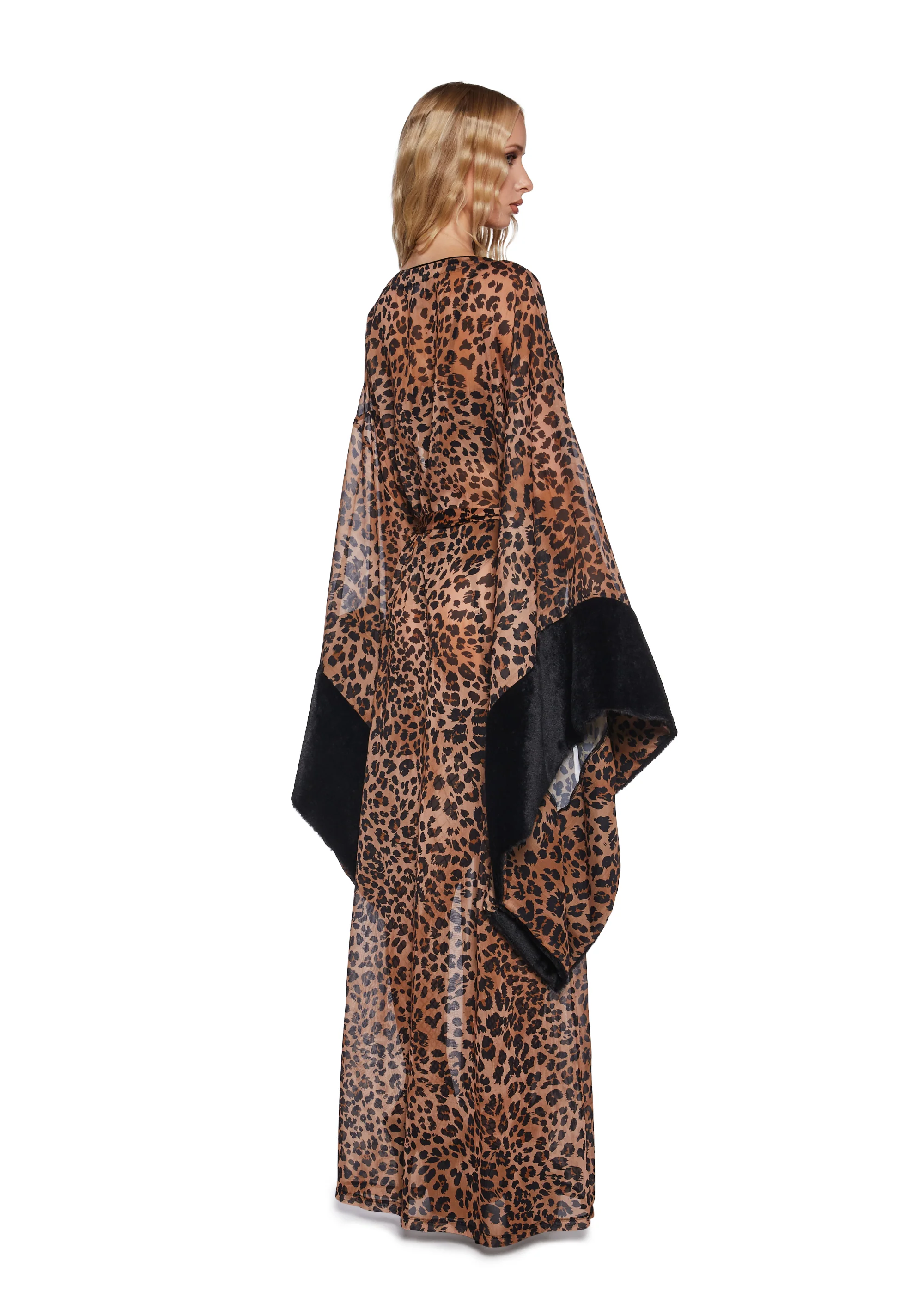 Enticing Opulence Leopard Robe - Image 4