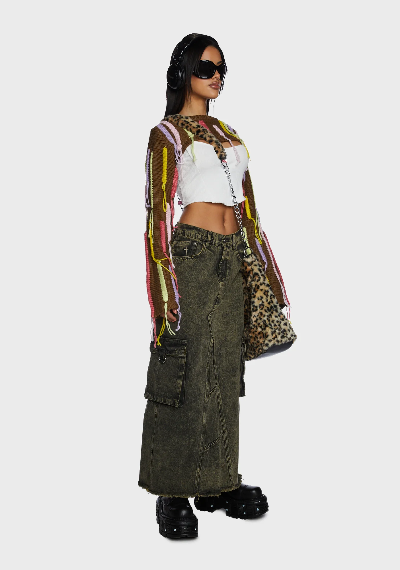 Enyo Denim Maxi Skirt - Image 5