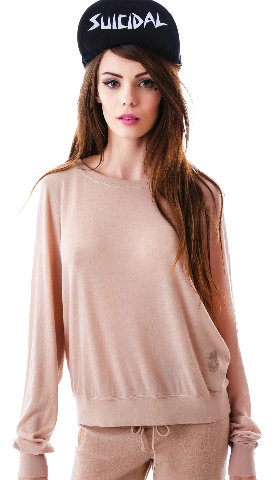Essentials Baggy Beach Jumper - Light Brown - Image 5