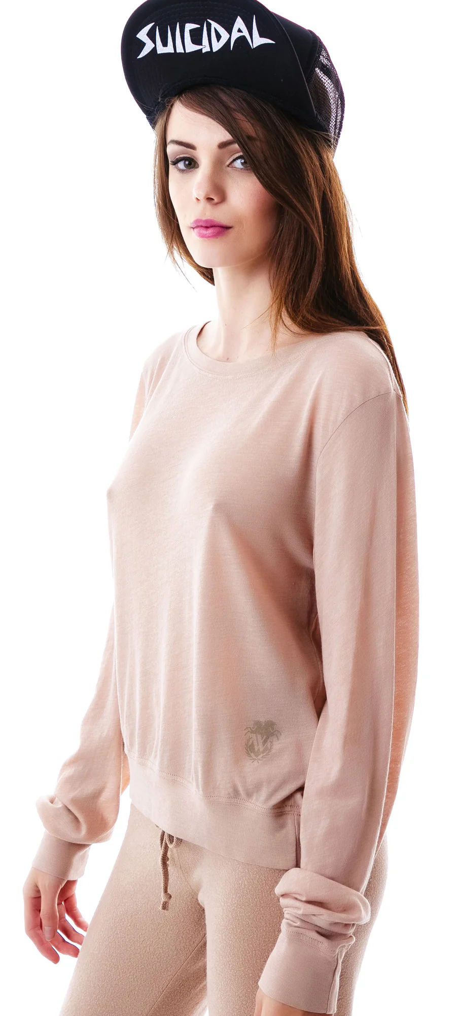 Essentials Baggy Beach Jumper - Light Brown - Image 9