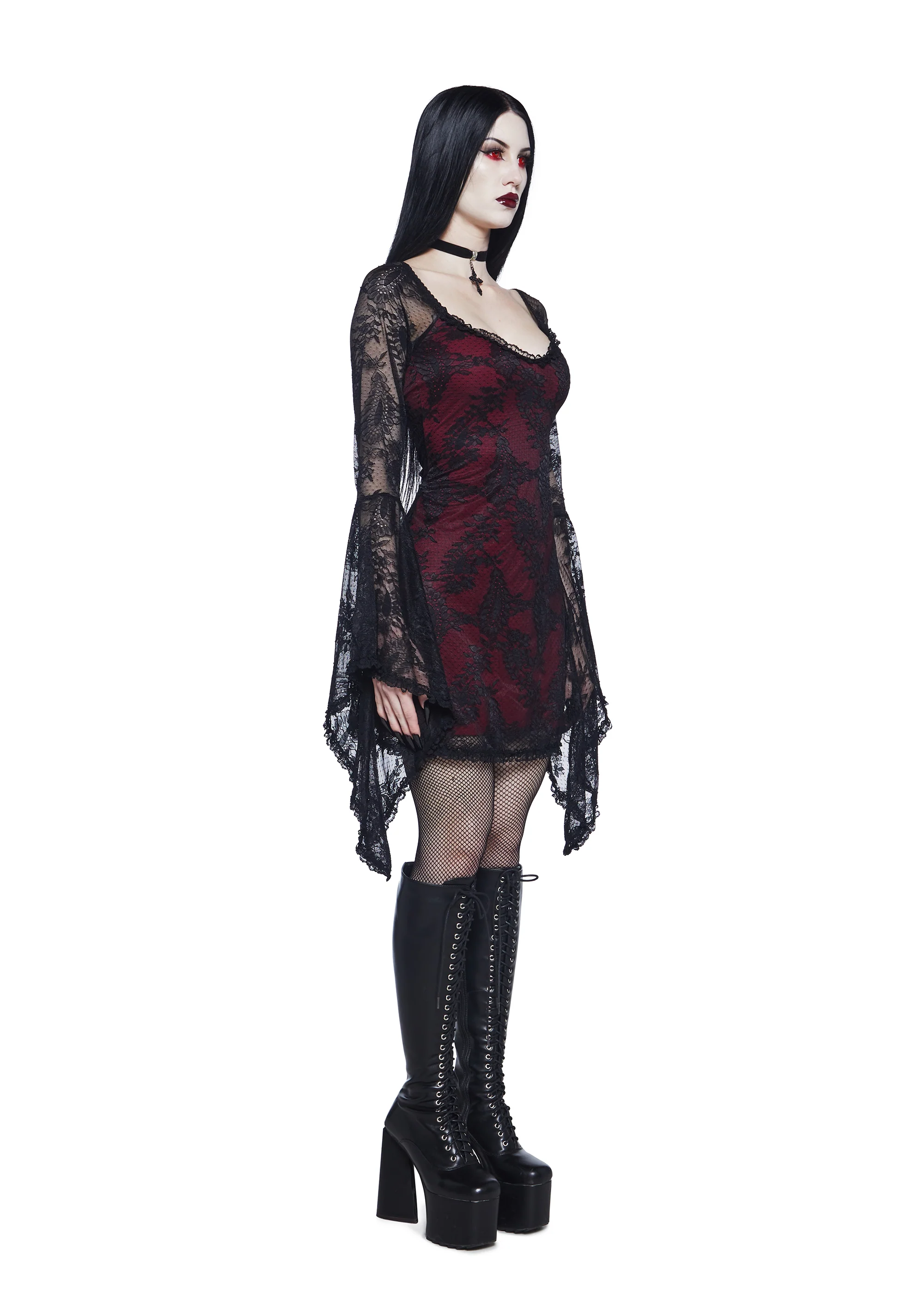 Eternal Devotion Lace Dress - Image 3