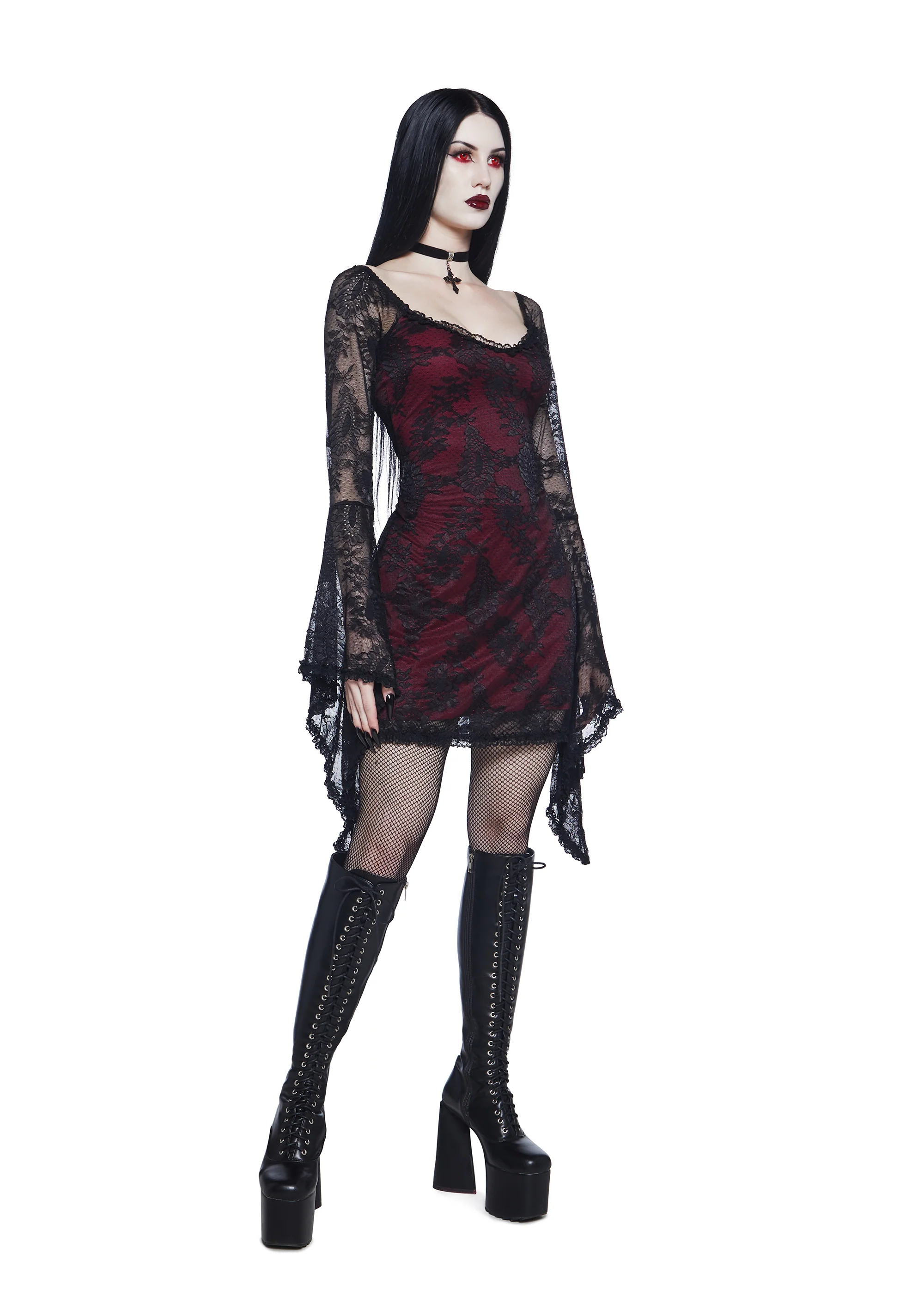 Eternal Devotion Lace Dress - Image 5