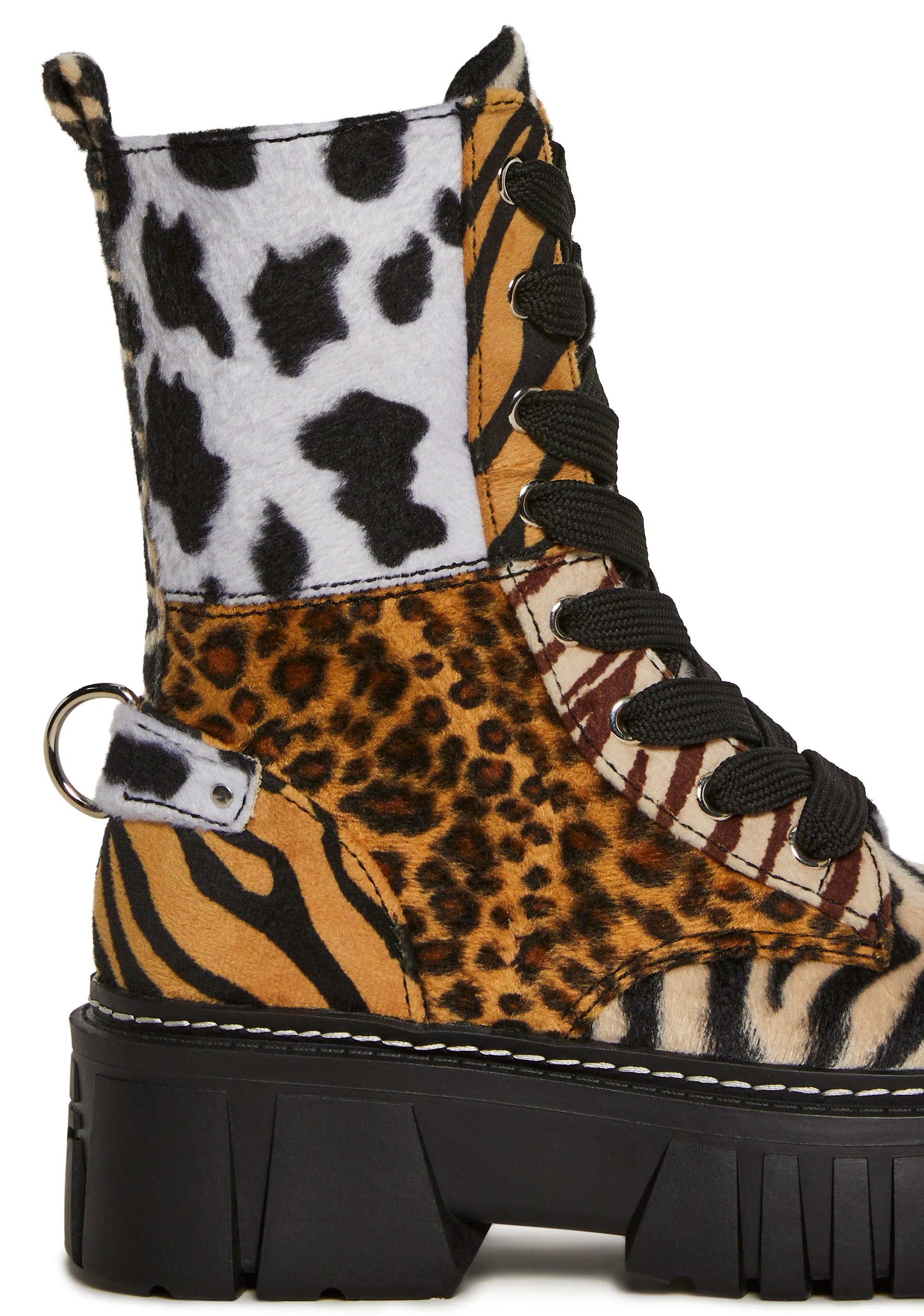 Party Animal Combat Boots - Multi - Image 2