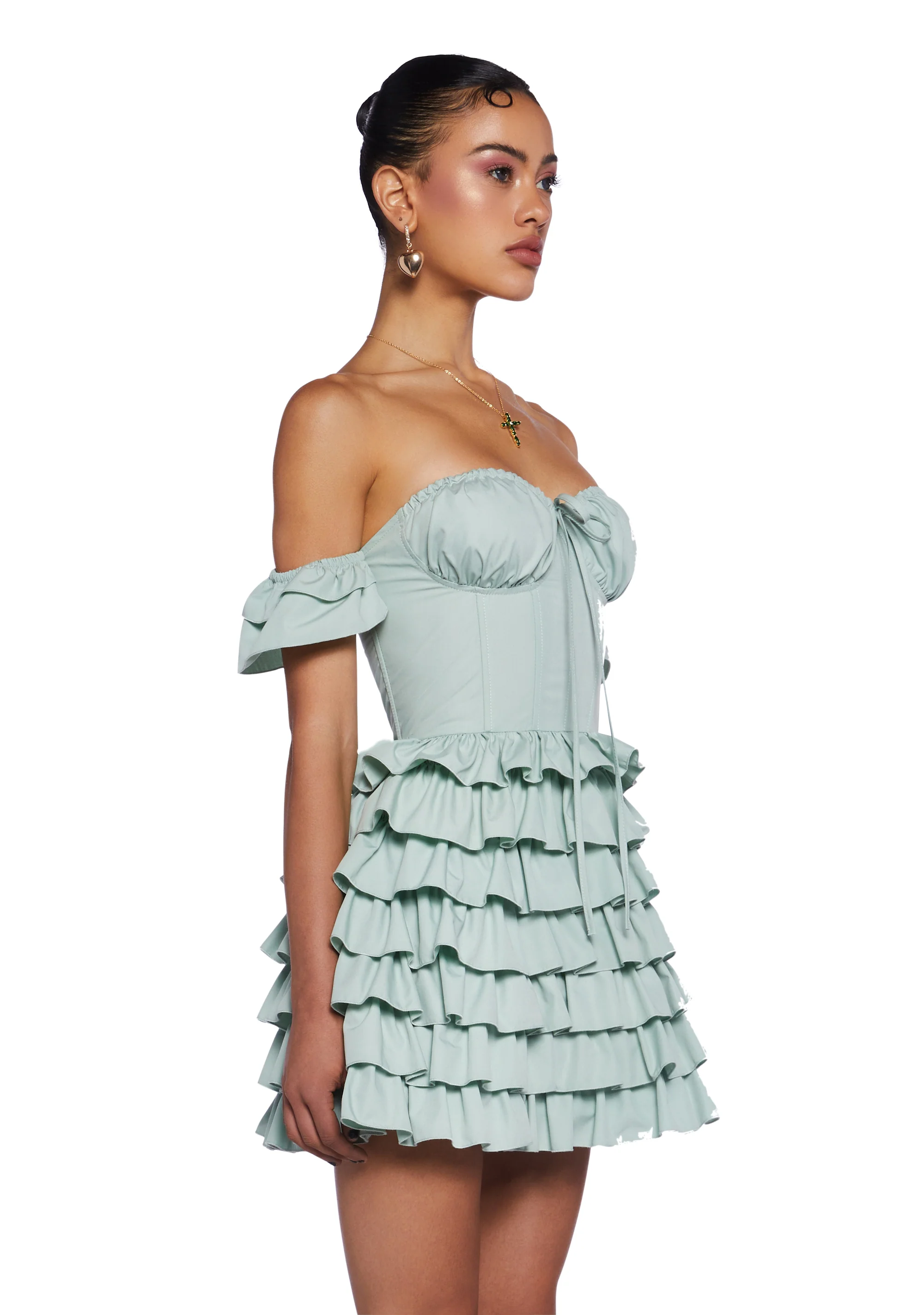 Exchanging Love Letters Mini Dress - Image 3