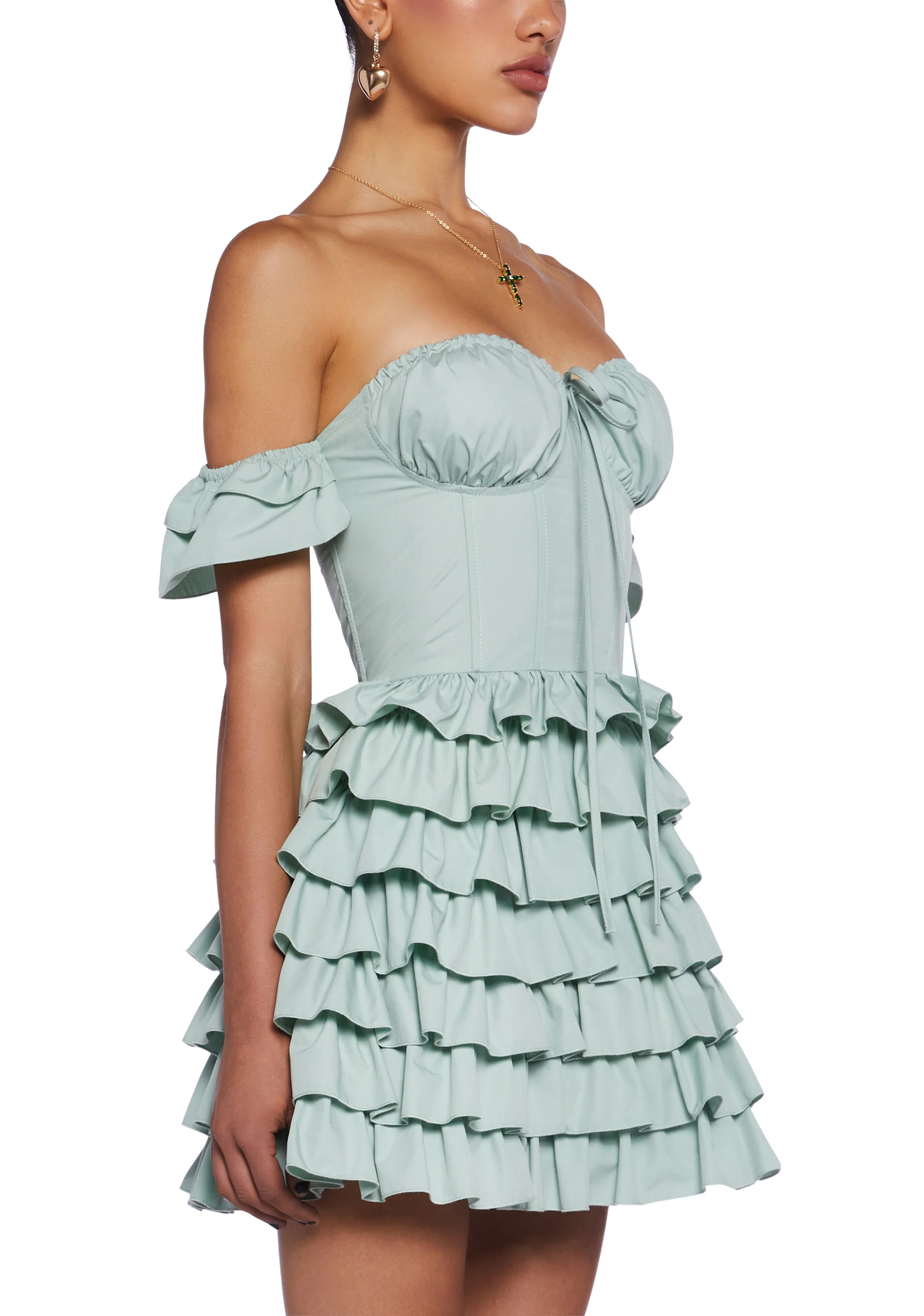 Exchanging Love Letters Mini Dress - Image 5