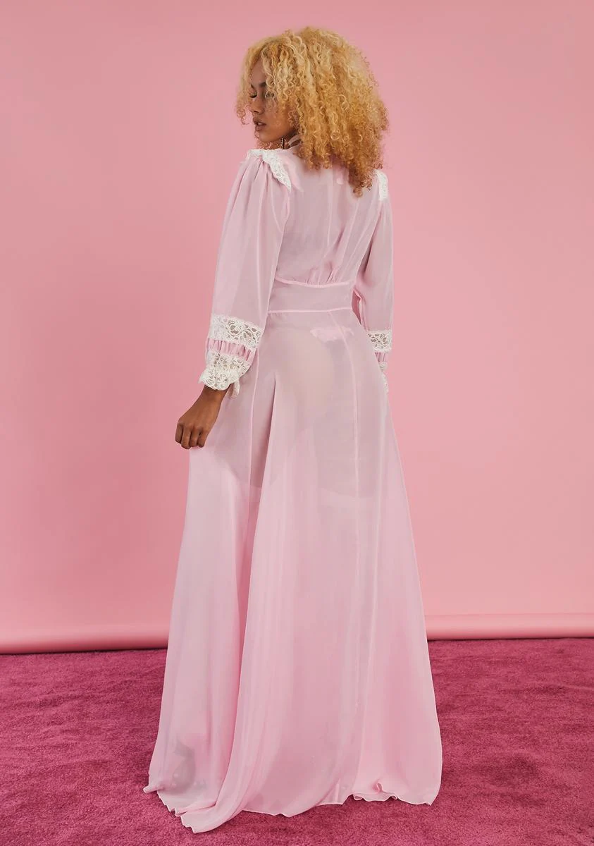 Expecting Company Chiffon Robe - Image 4