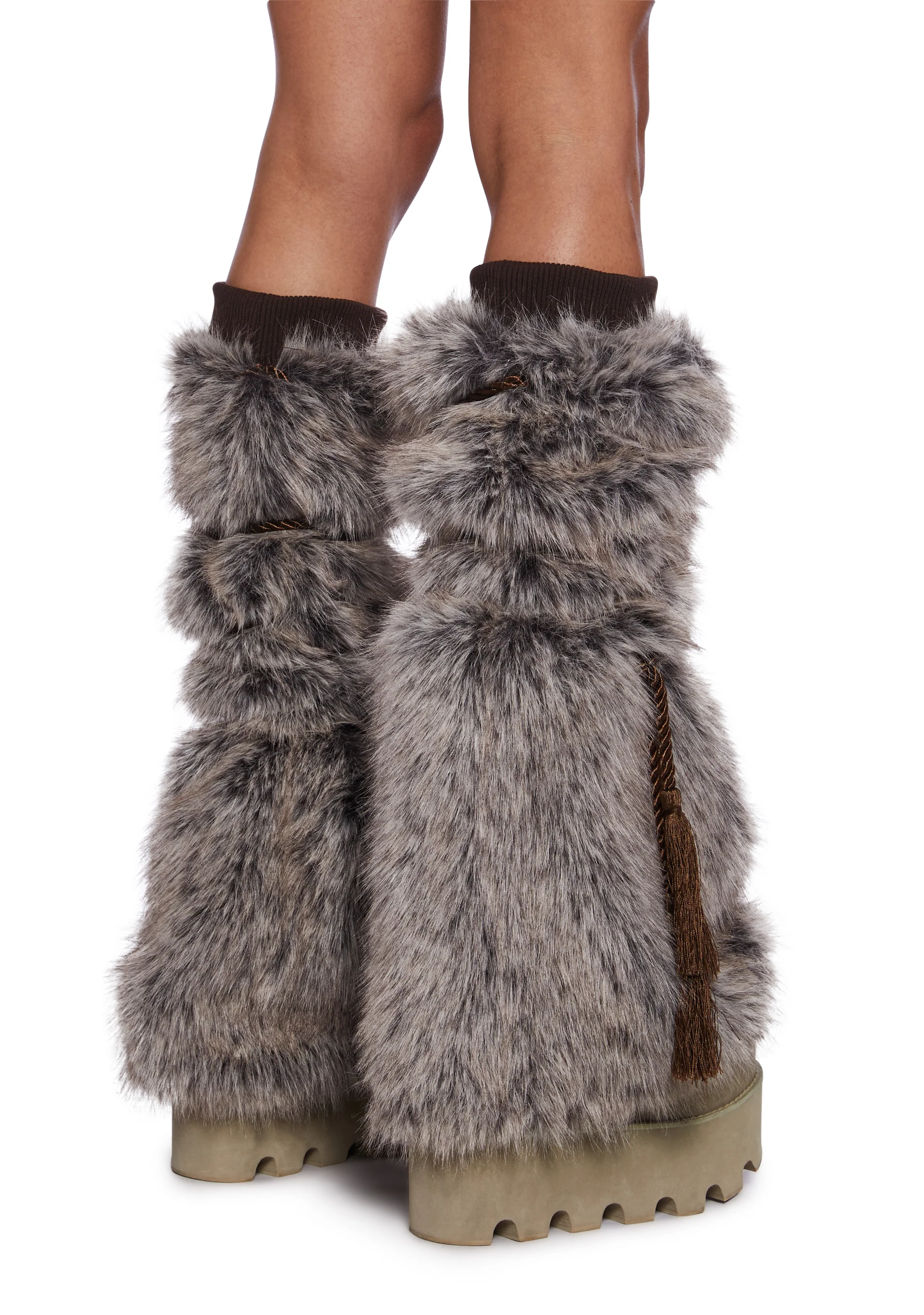 Explored Beats Legwarmers - Brown - Image 3