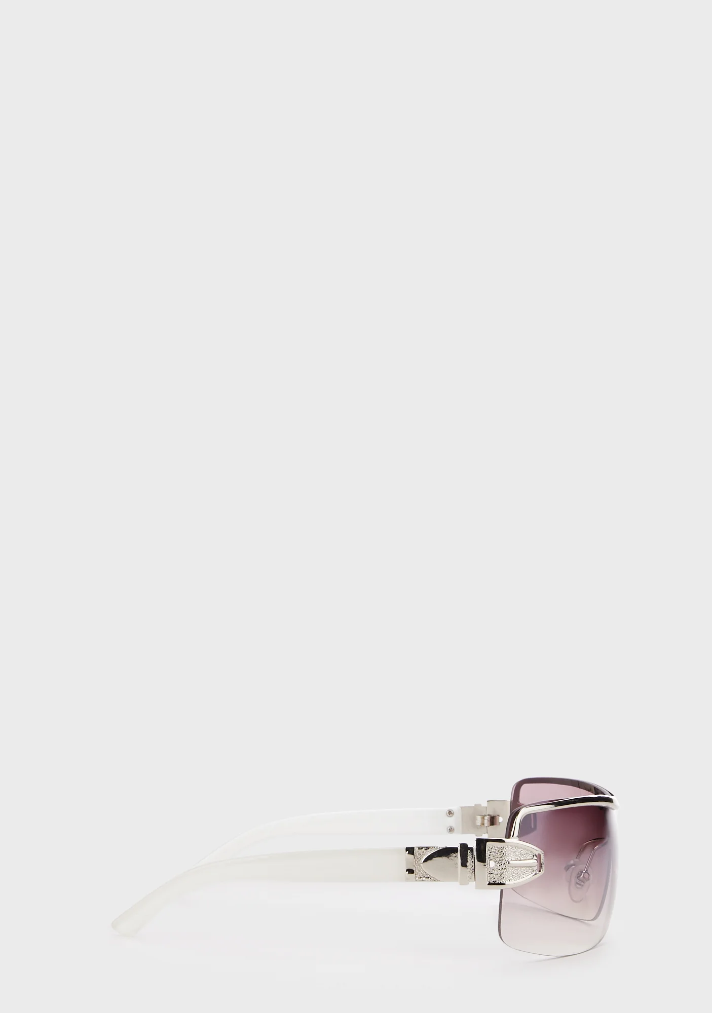 Eye Fair Shield Sunglasses - White - Image 3