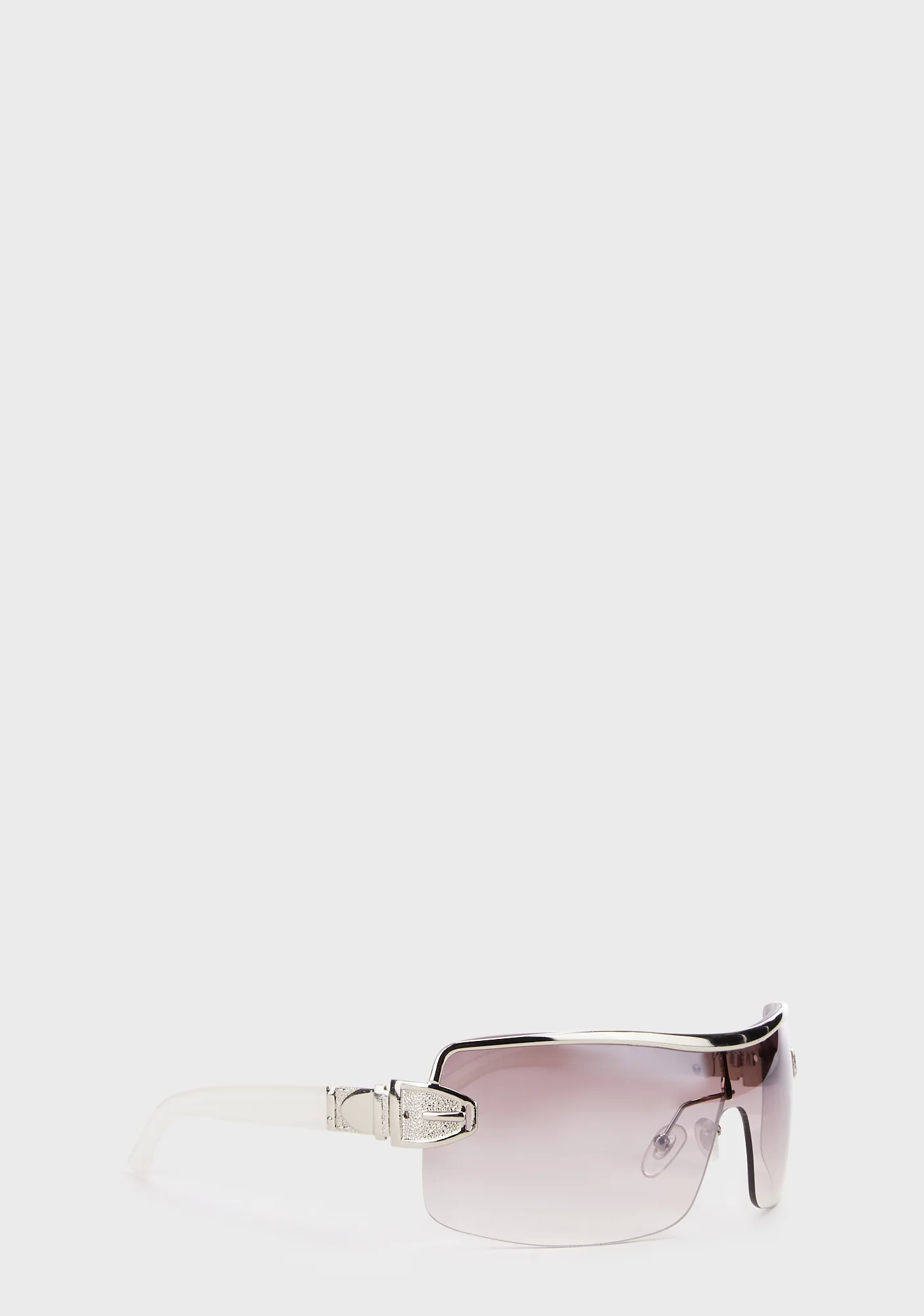 Eye Fair Shield Sunglasses - White - Image 4