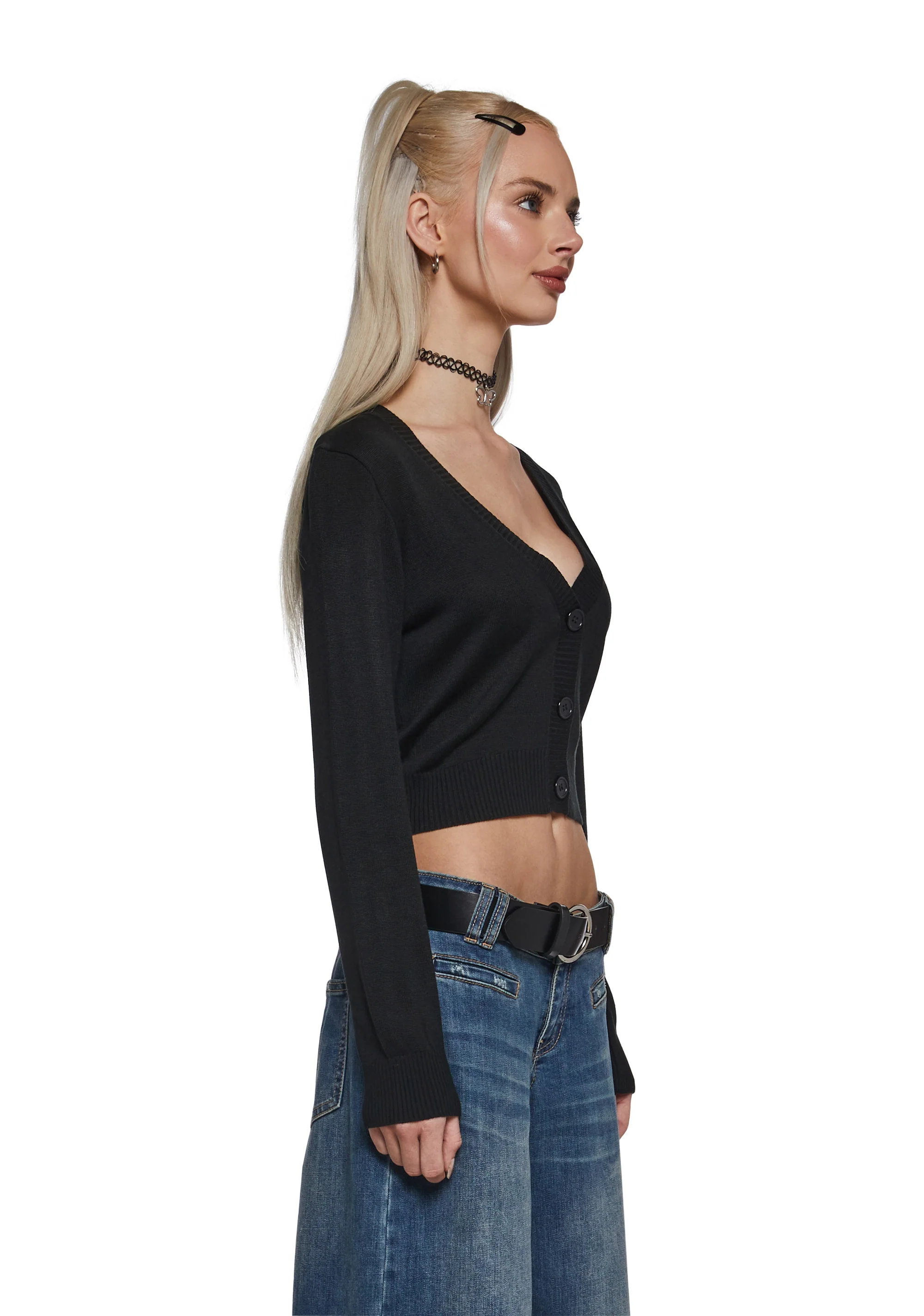 Stephanie Crop Cardigan - Image 3