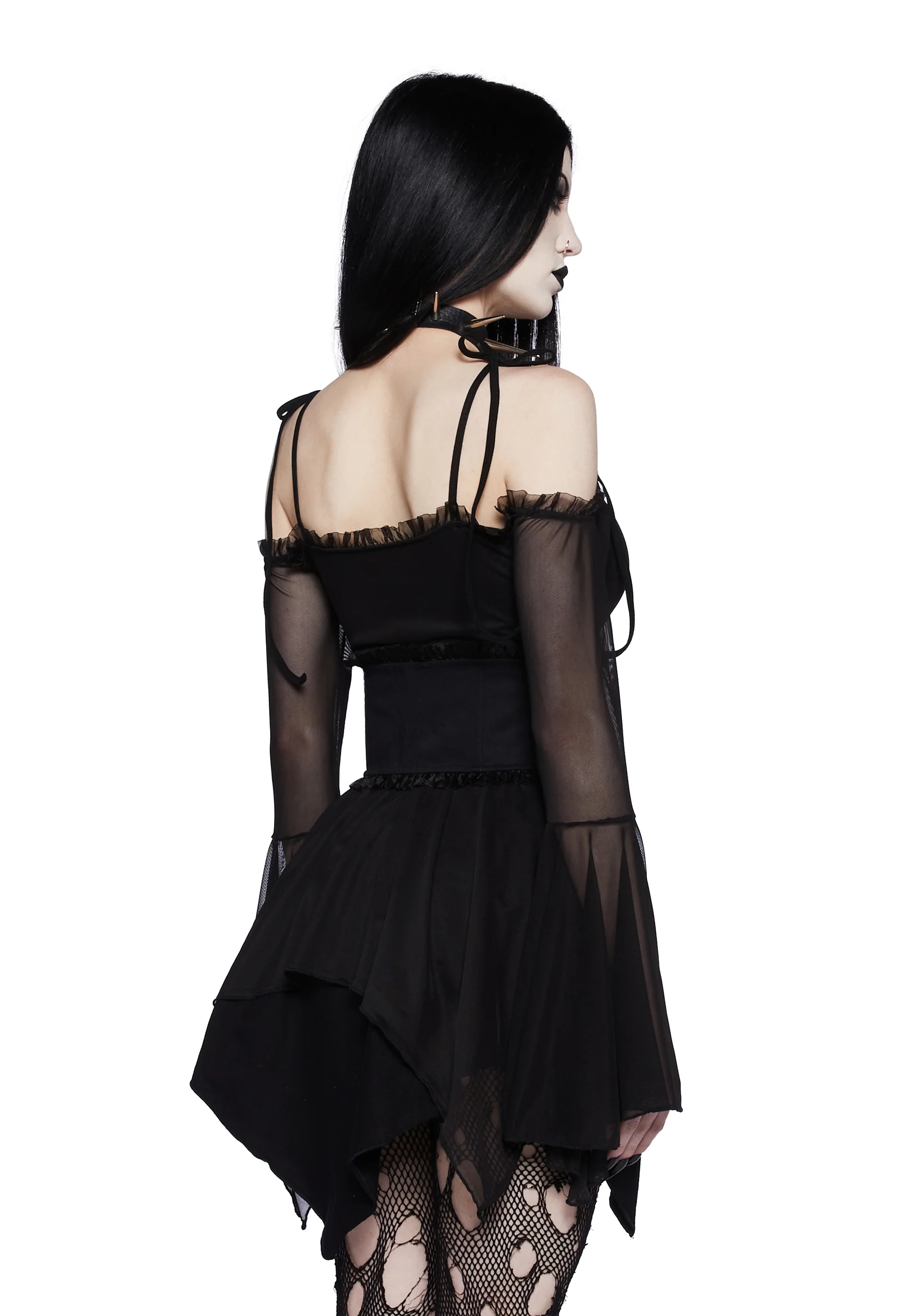 So Bewitching Corset Handkerchief Dress - Image 4