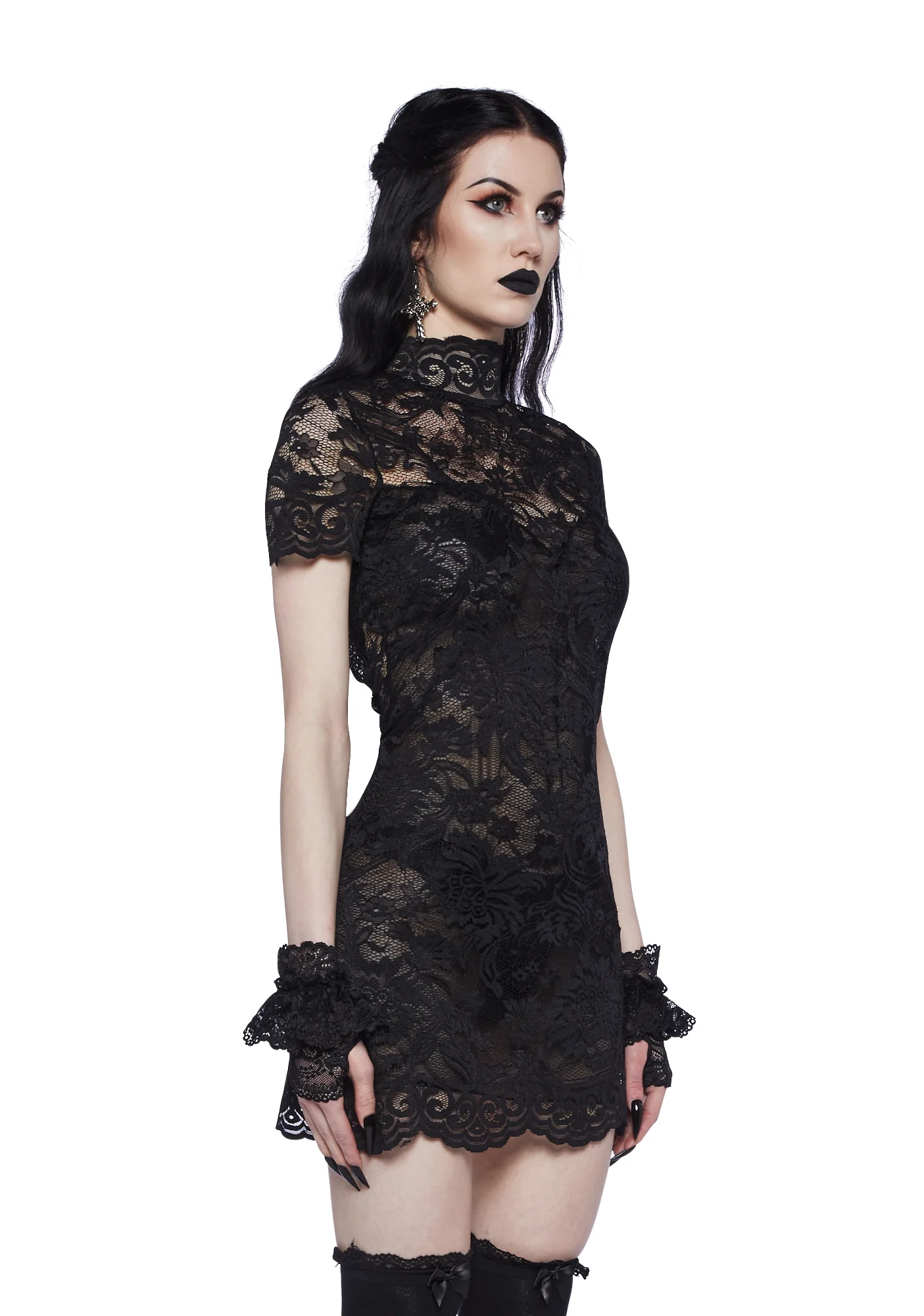 Fabulous Kill Lace Mini Dress - Image 2