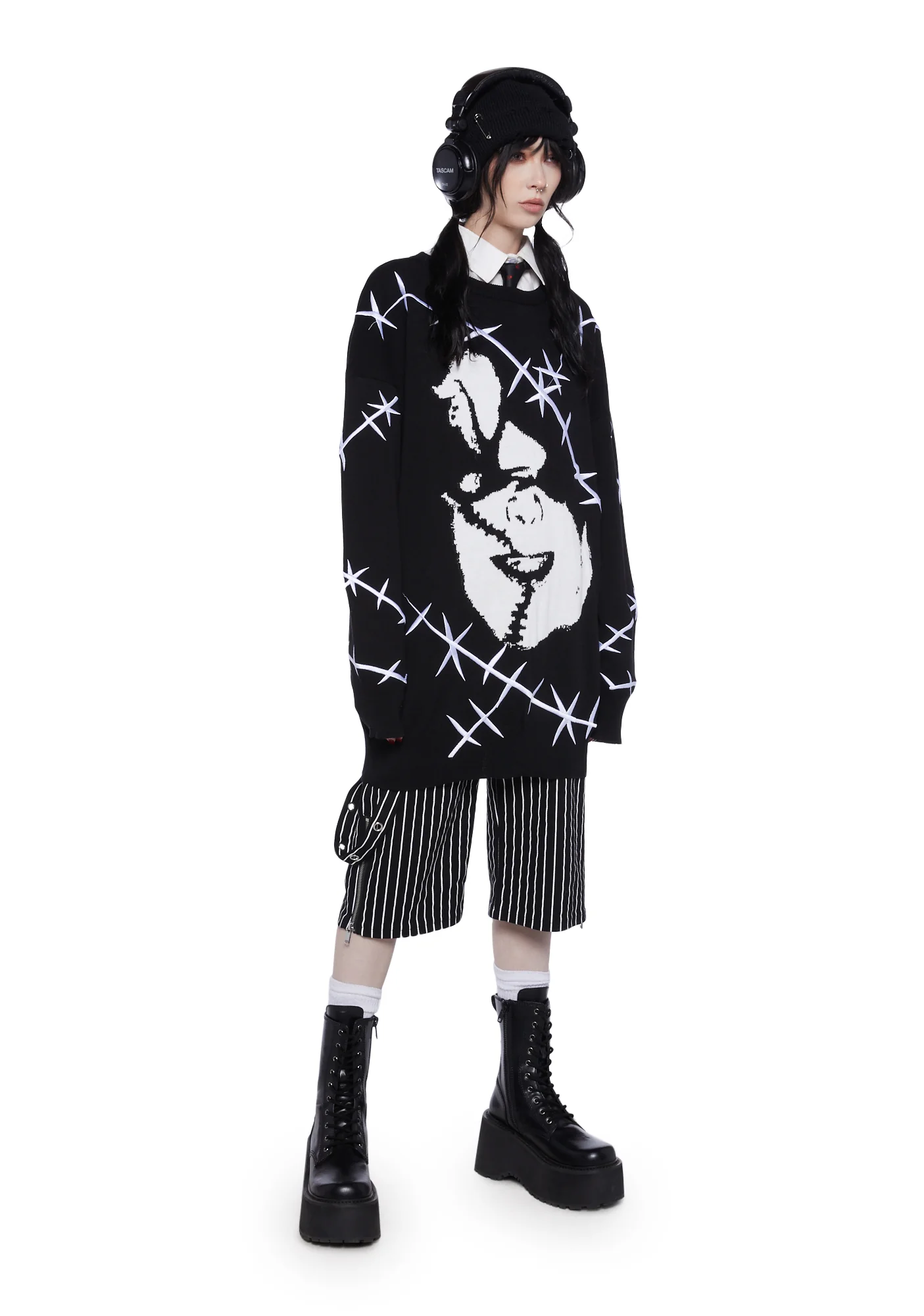 Face Off Knit Sweater - Image 2