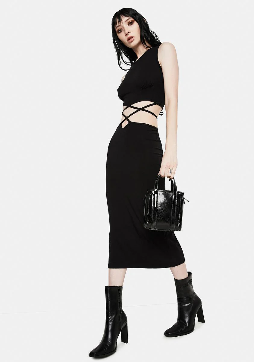 Fade To Black Midi Skirt Set - Image 3