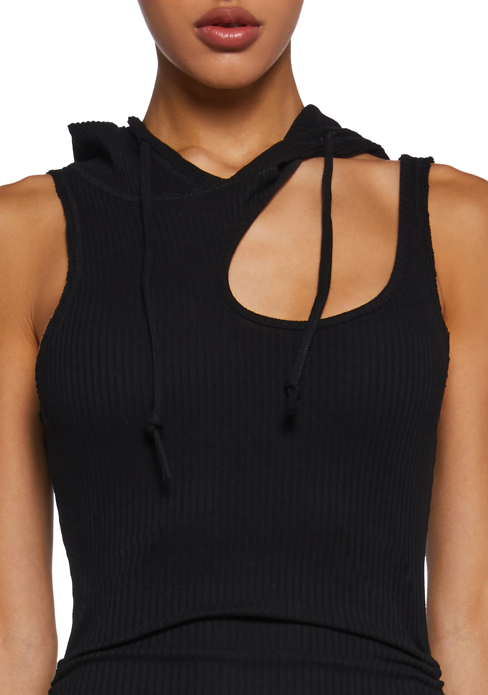 Fader Hooded Mini Dress - Image 5