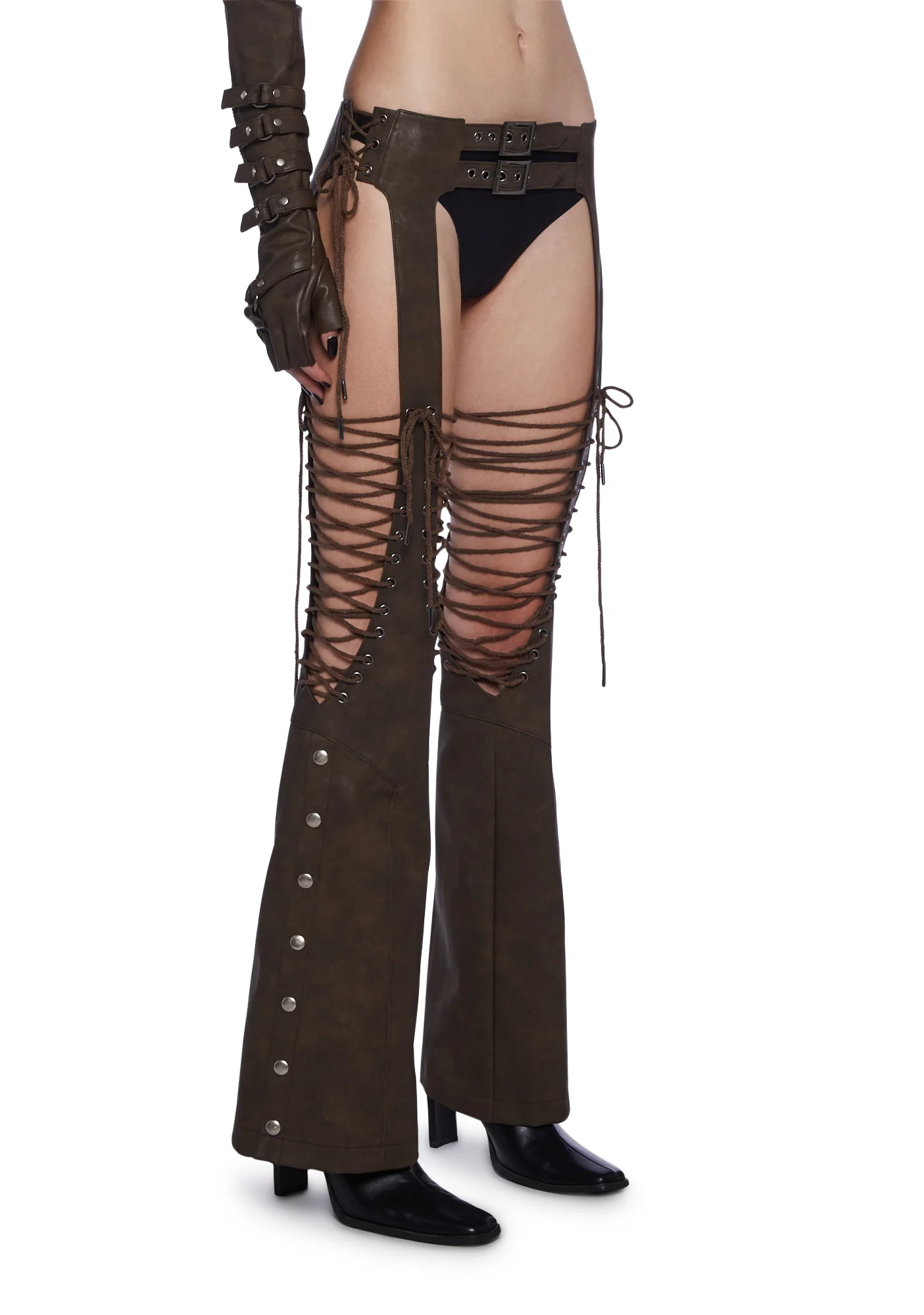 Fader Lace Up Chaps - Image 3