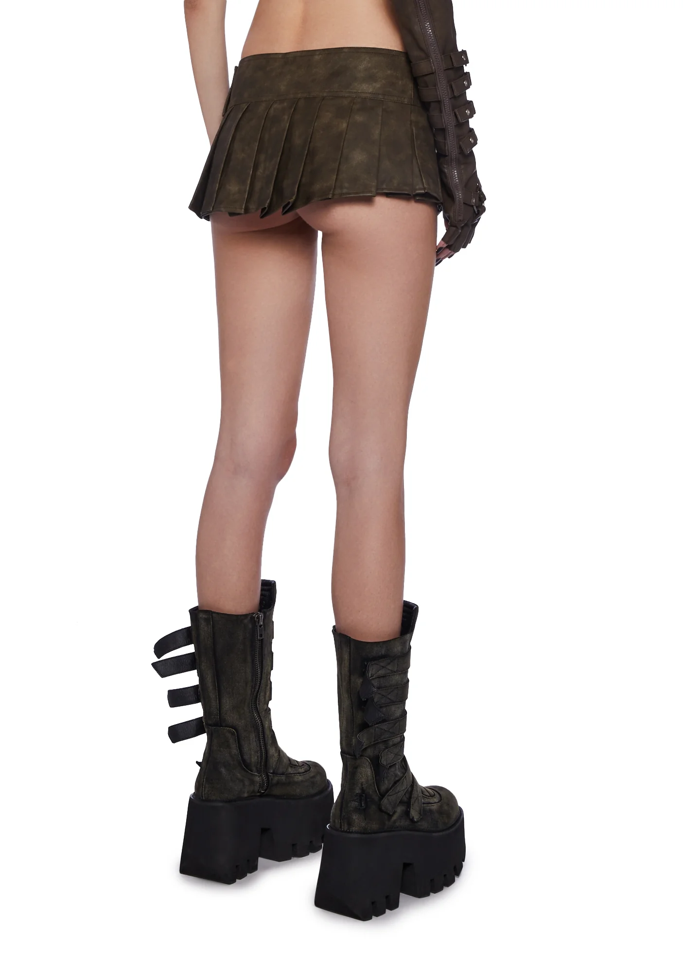 Fader Pleated Micro Skirt - Image 4