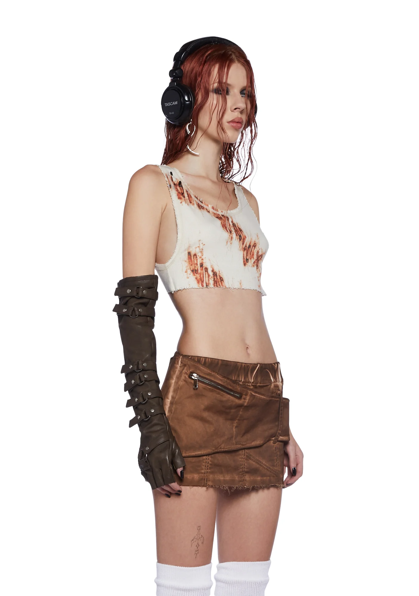 Fader Rust Pin Crop Tee - Image 3