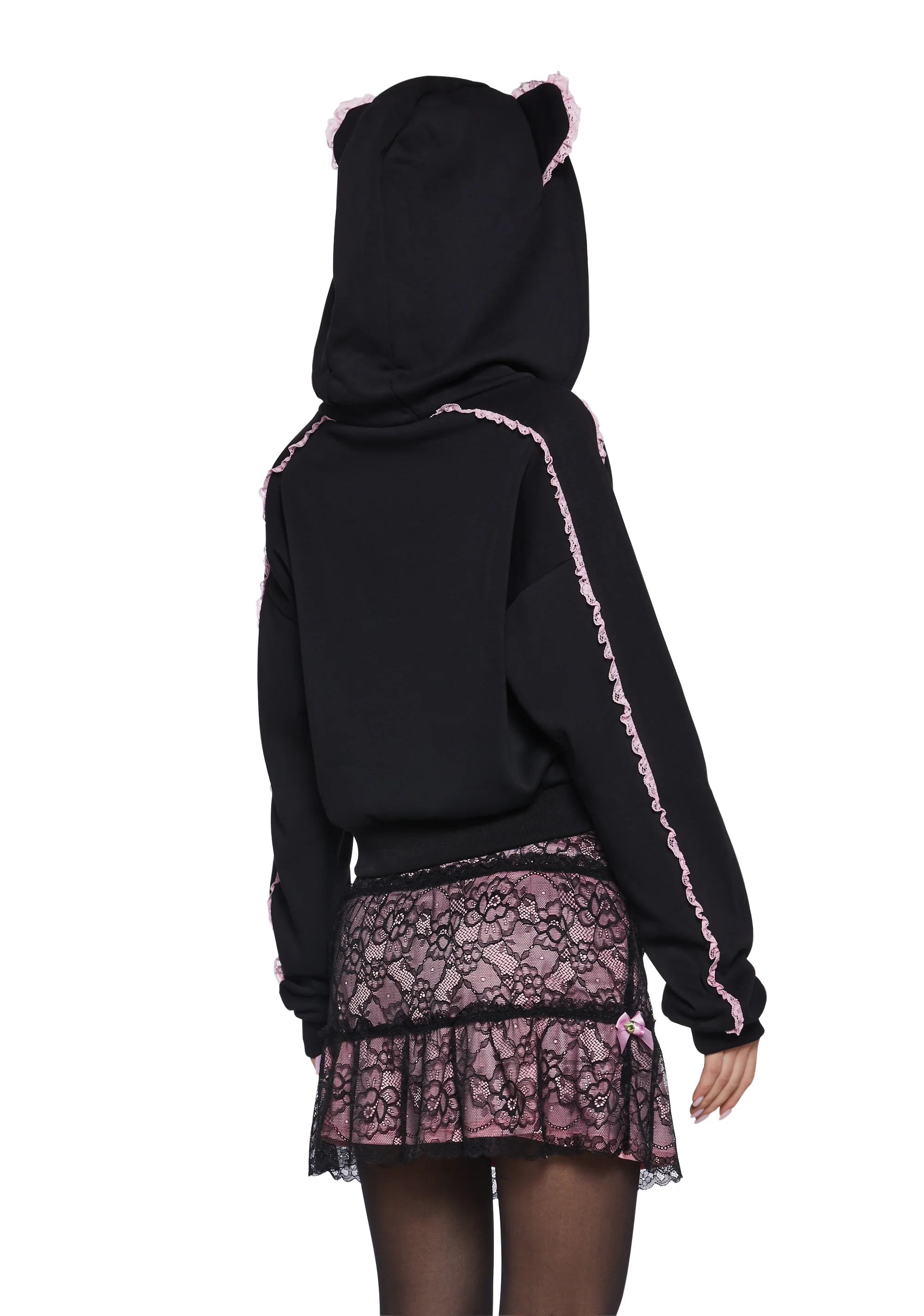 Fairy Tale Ending Cropped Hoodie - Image 4