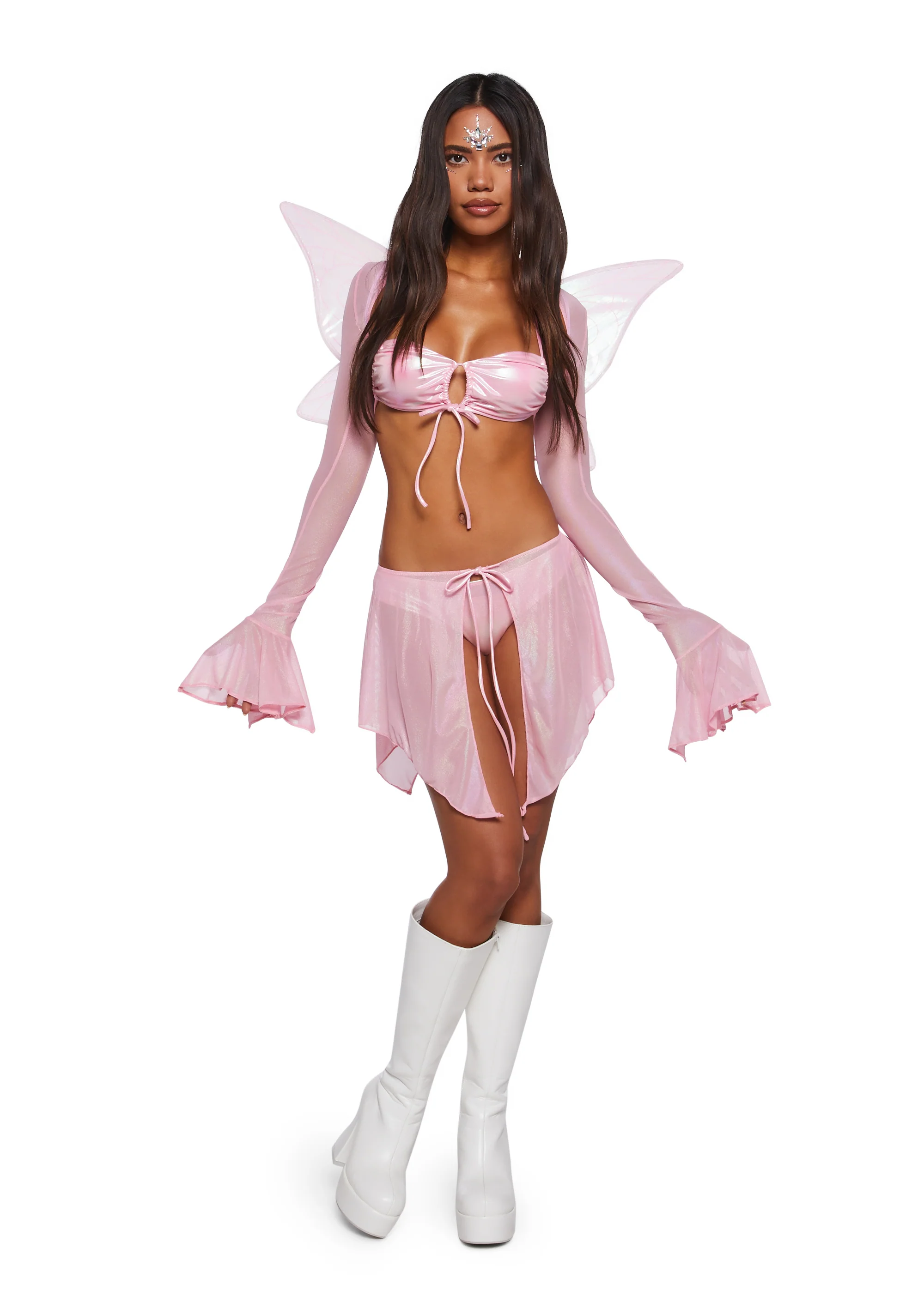 Fairy Nights Costume Set With Wings - Image 2