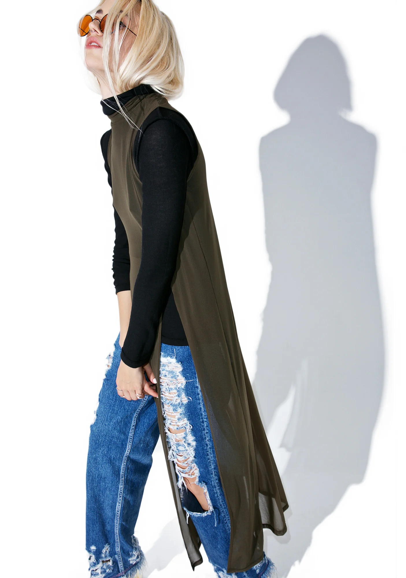 Fall Away Sheer Top - Image 4