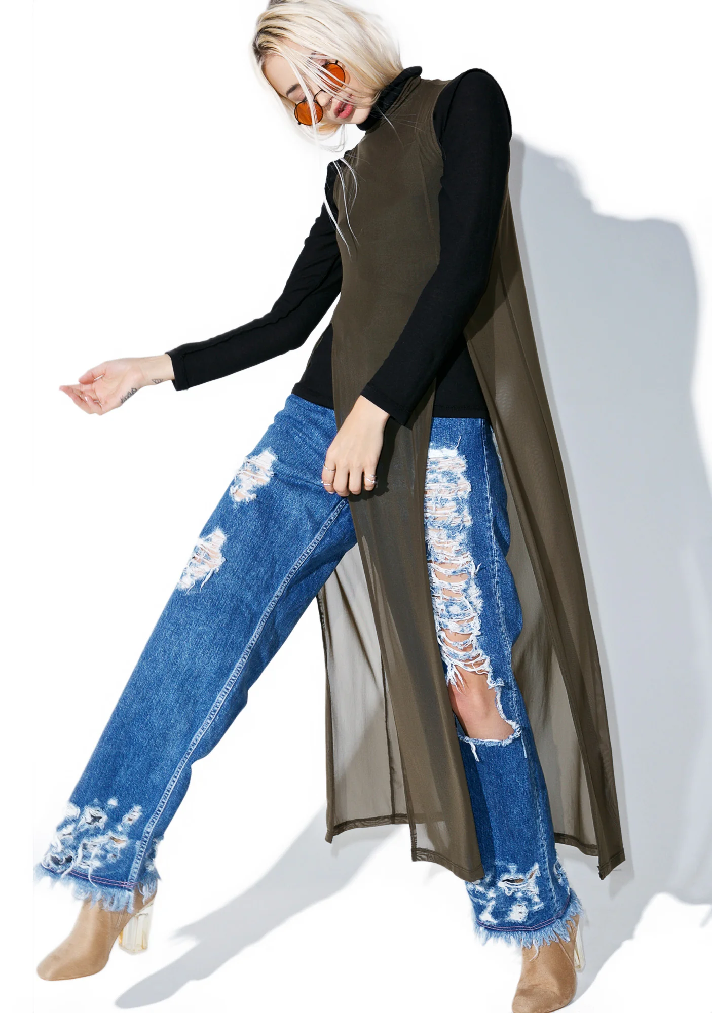 Fall Away Sheer Top - Image 5