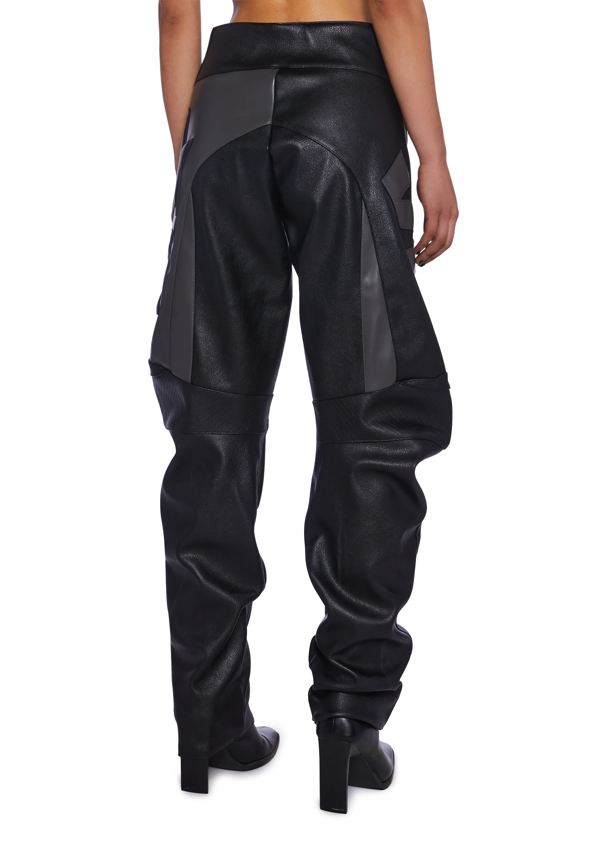 Fame Moto Pants - Black - Image 5