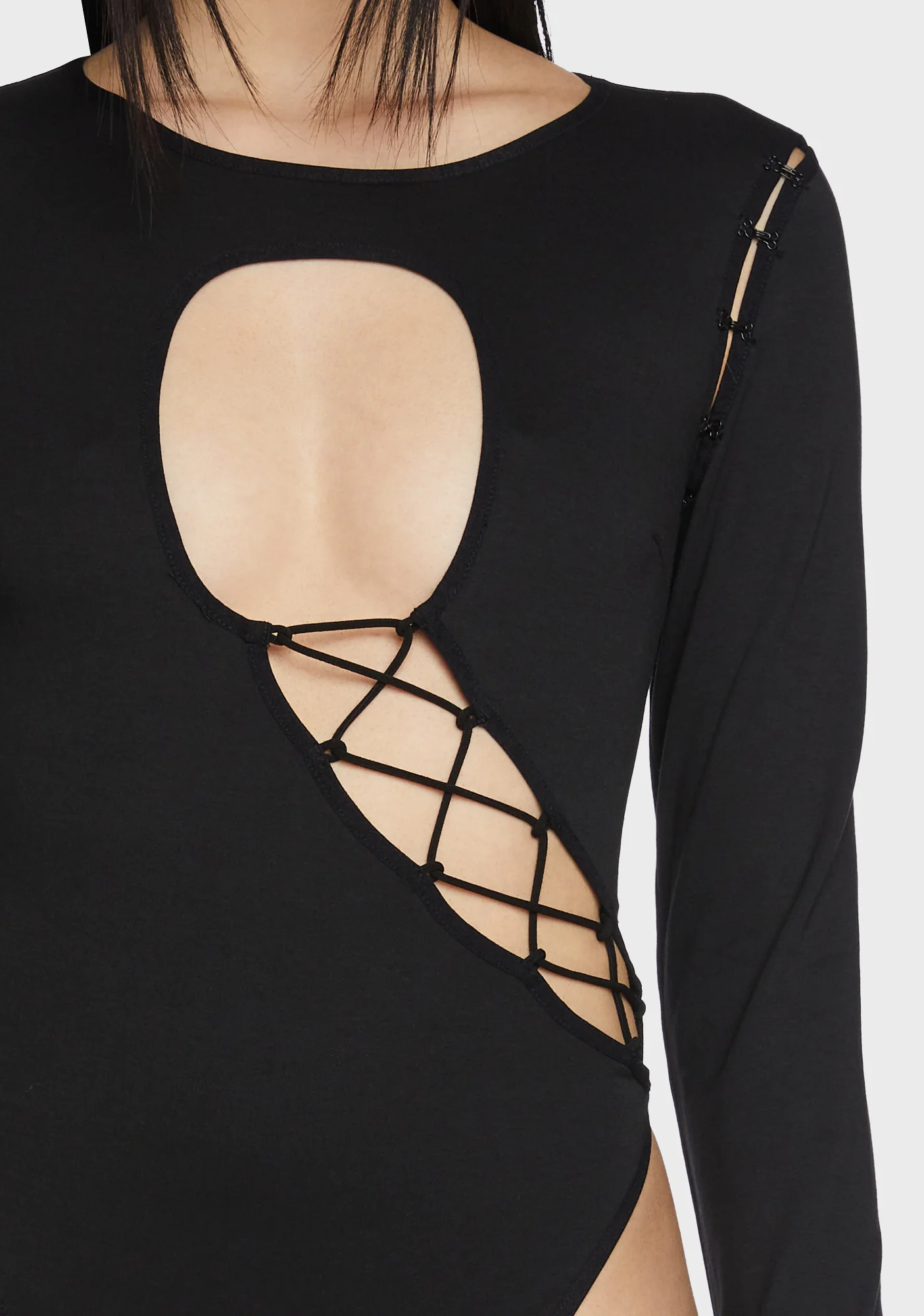 Famke Lace Up Bodysuit - Image 2