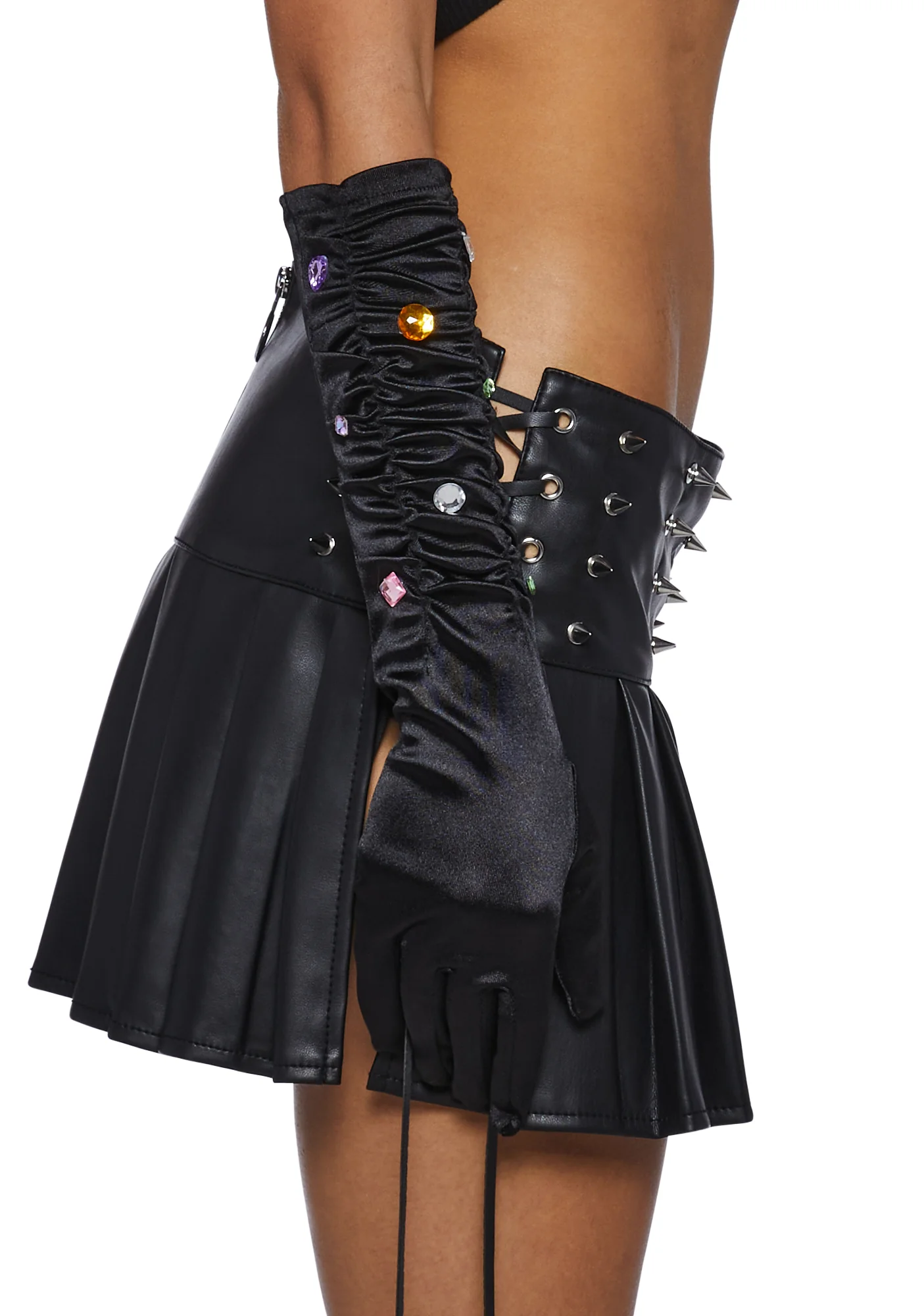 Fancy Affair Ruched Gloves - Image 2