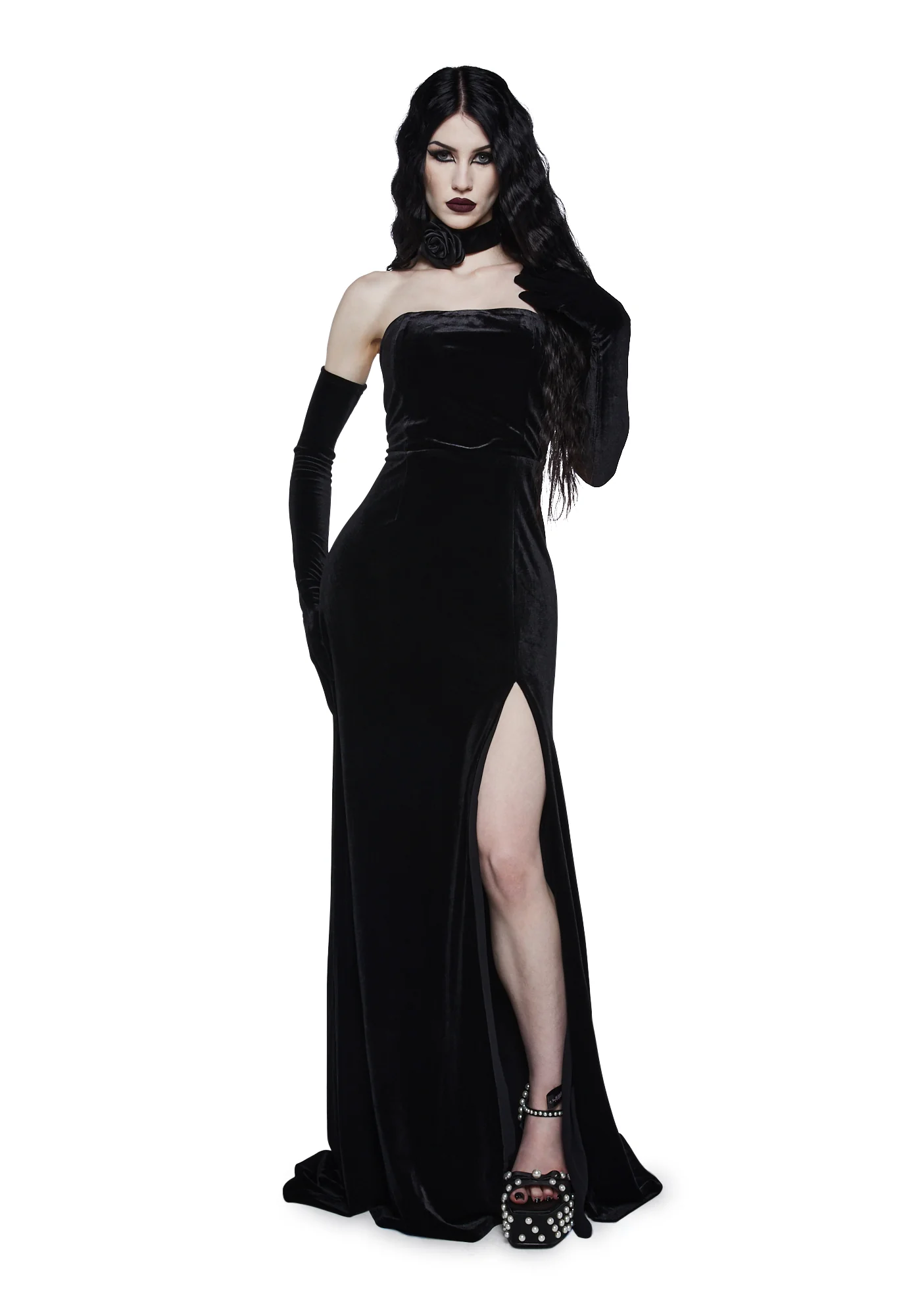 Fang And Majesty 3-Piece Dress Set - Black - Image 6